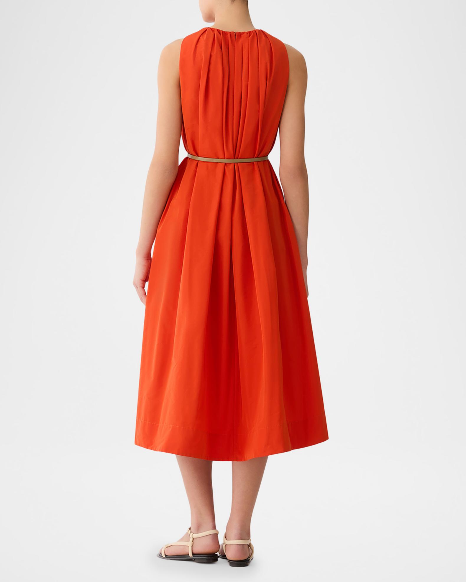 Lafayette 148 New York Sleeveless Pleated Midi Dress  display picture 2