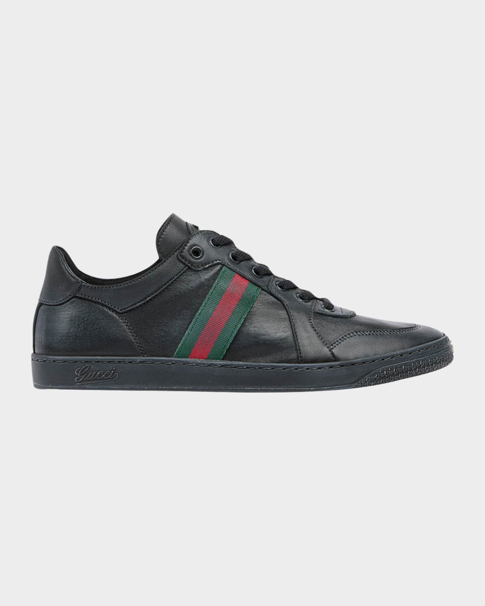 GUCCI　ドミノ　グッチ Gucci Men's Coda Leather Low-Top Sneakers | Neiman Marcus