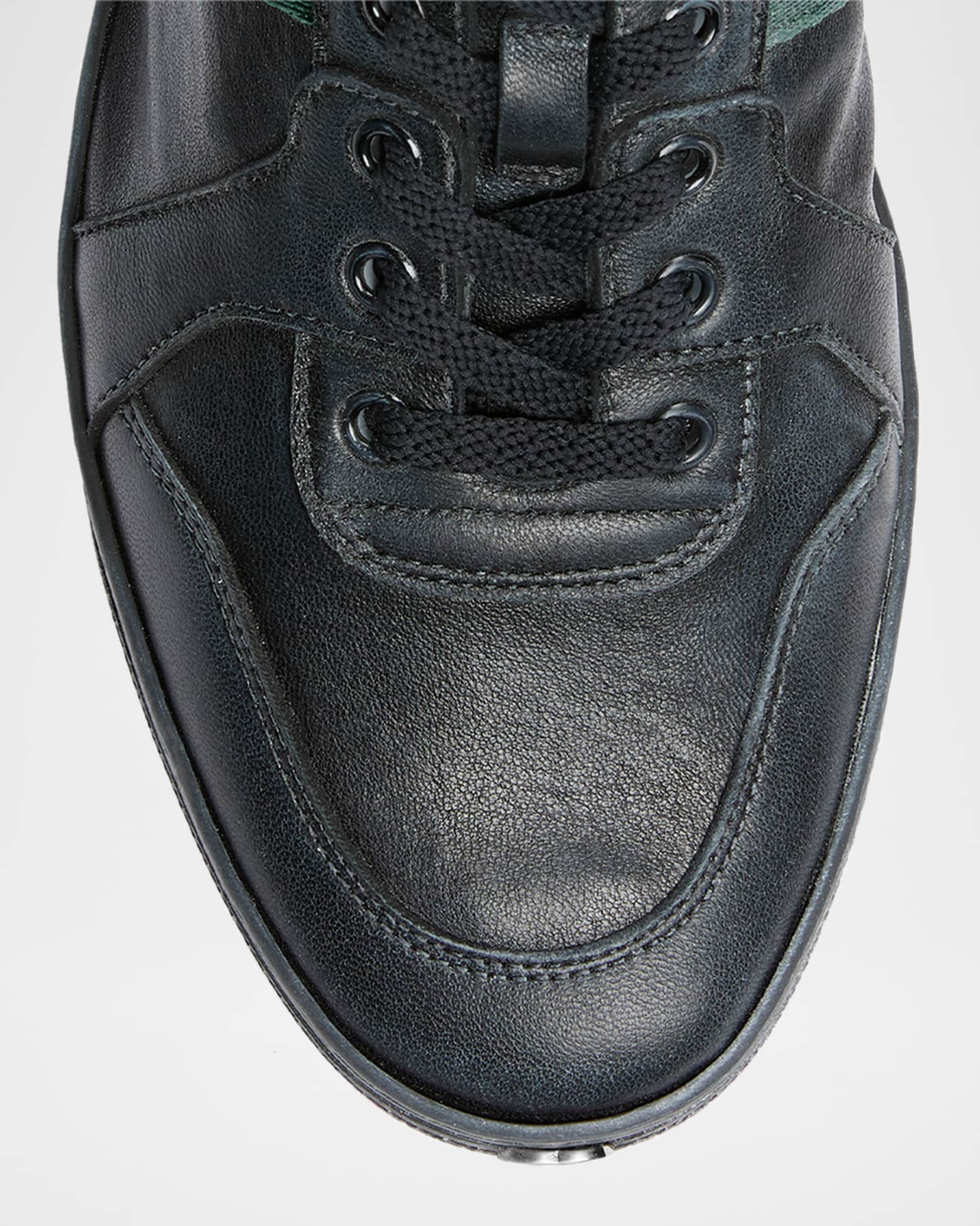 Gucci Men's Coda Leather Low-Top Sneakers | Neiman Marcus