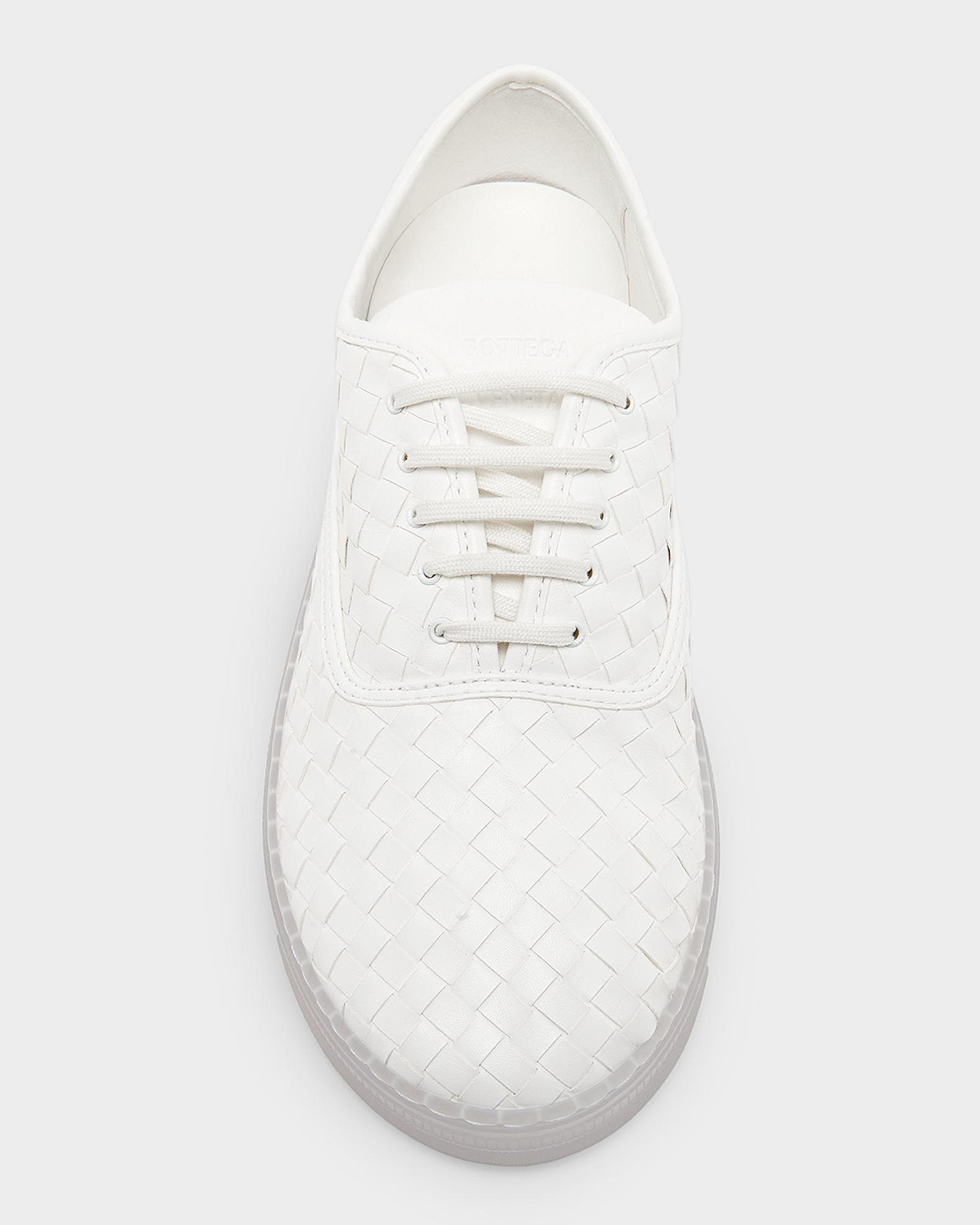 Bottega Veneta 730272 White Tennis Sneaker in Leather,‎ Size 42 Bottega Veneta Pillow Sneaker Size IT 42 / US | Mercari main image 4