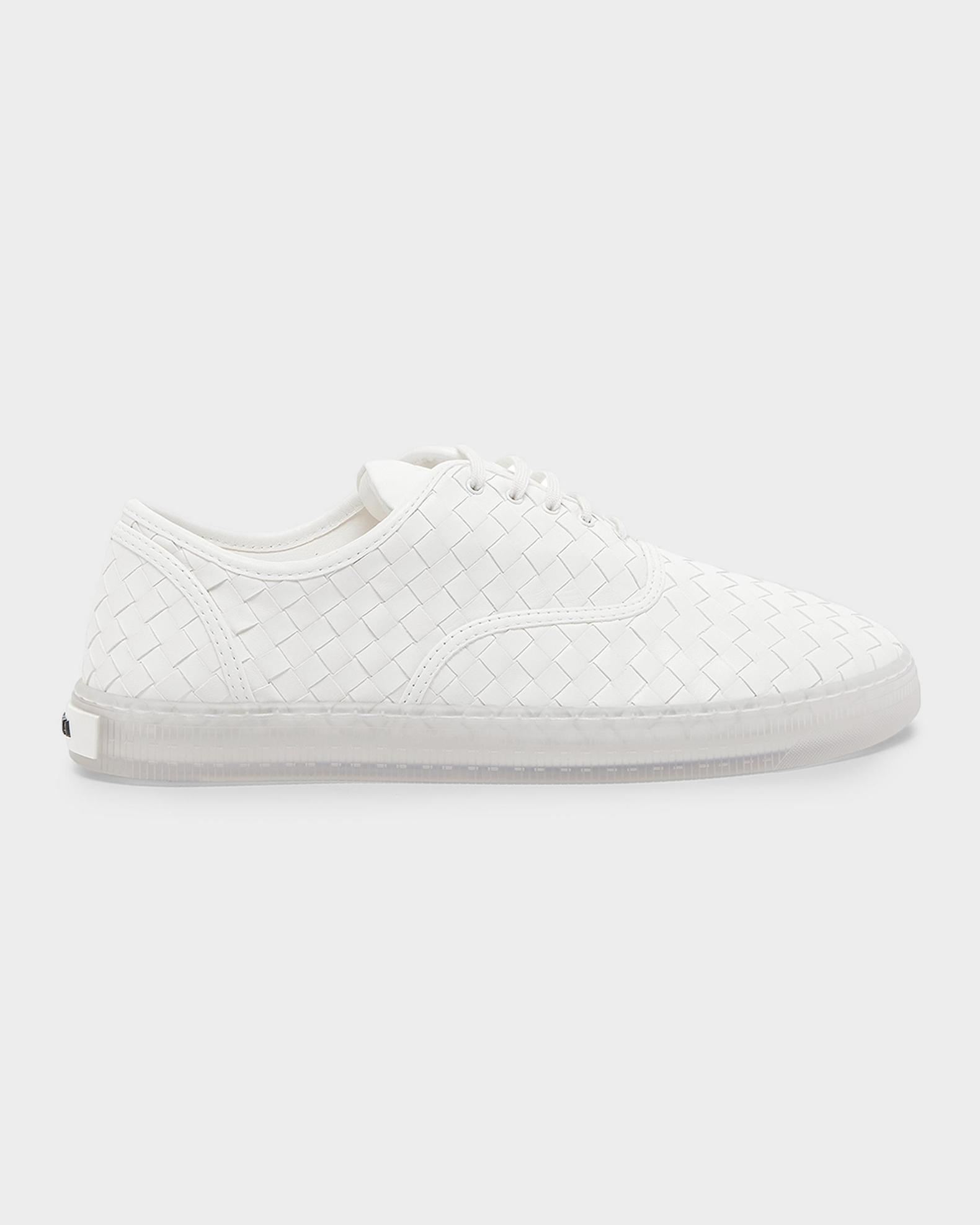 Bottega Veneta Serena Intrecciato Leather Sneakers | Neiman Marcus