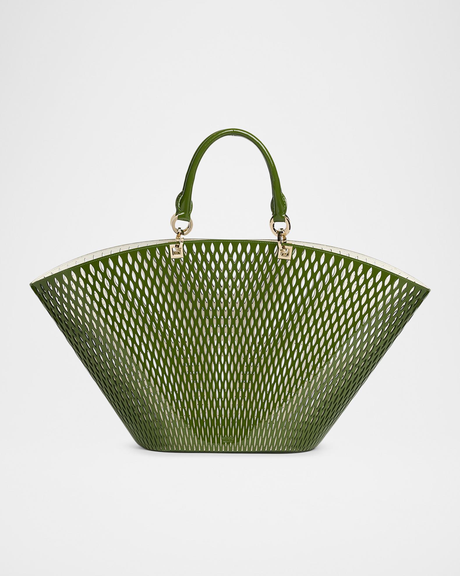 TOM FORD Cut Out Patent Leather Large Tote Bag | Neiman Marcus