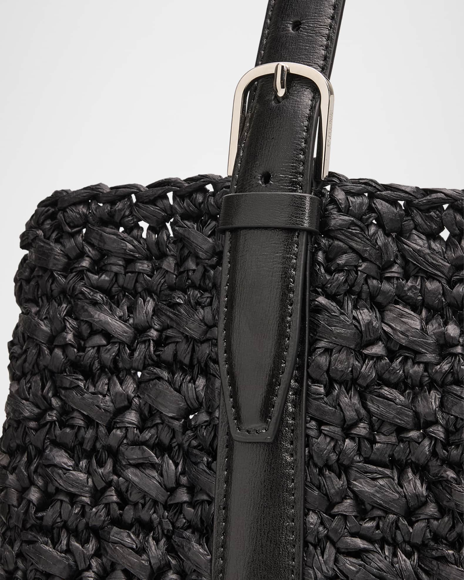 Toteme Belted Paper Raffia Tote Bag | Neiman Marcus