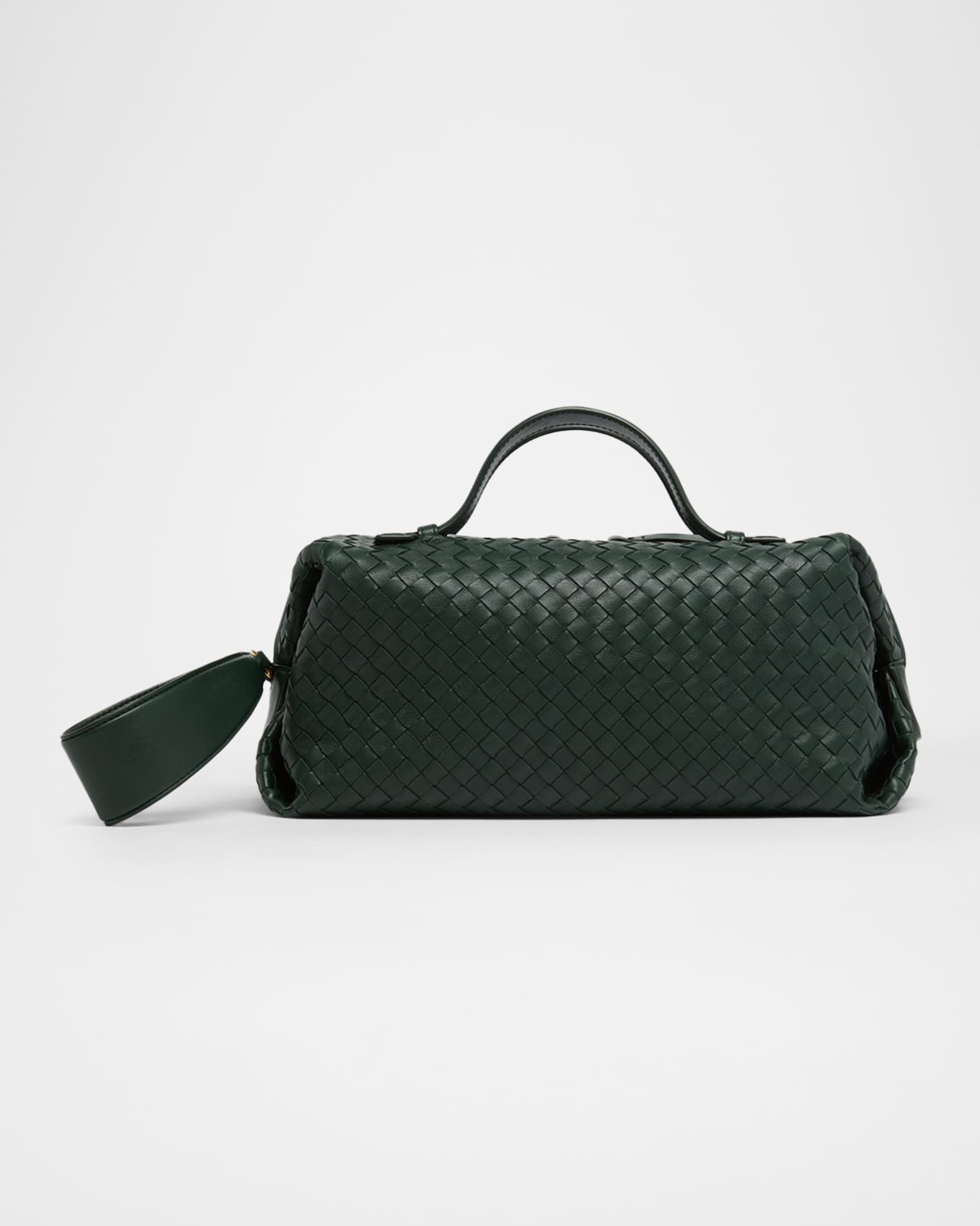 Bottega Veneta Gioco Leather Top-Handle Bag | Neiman Marcus