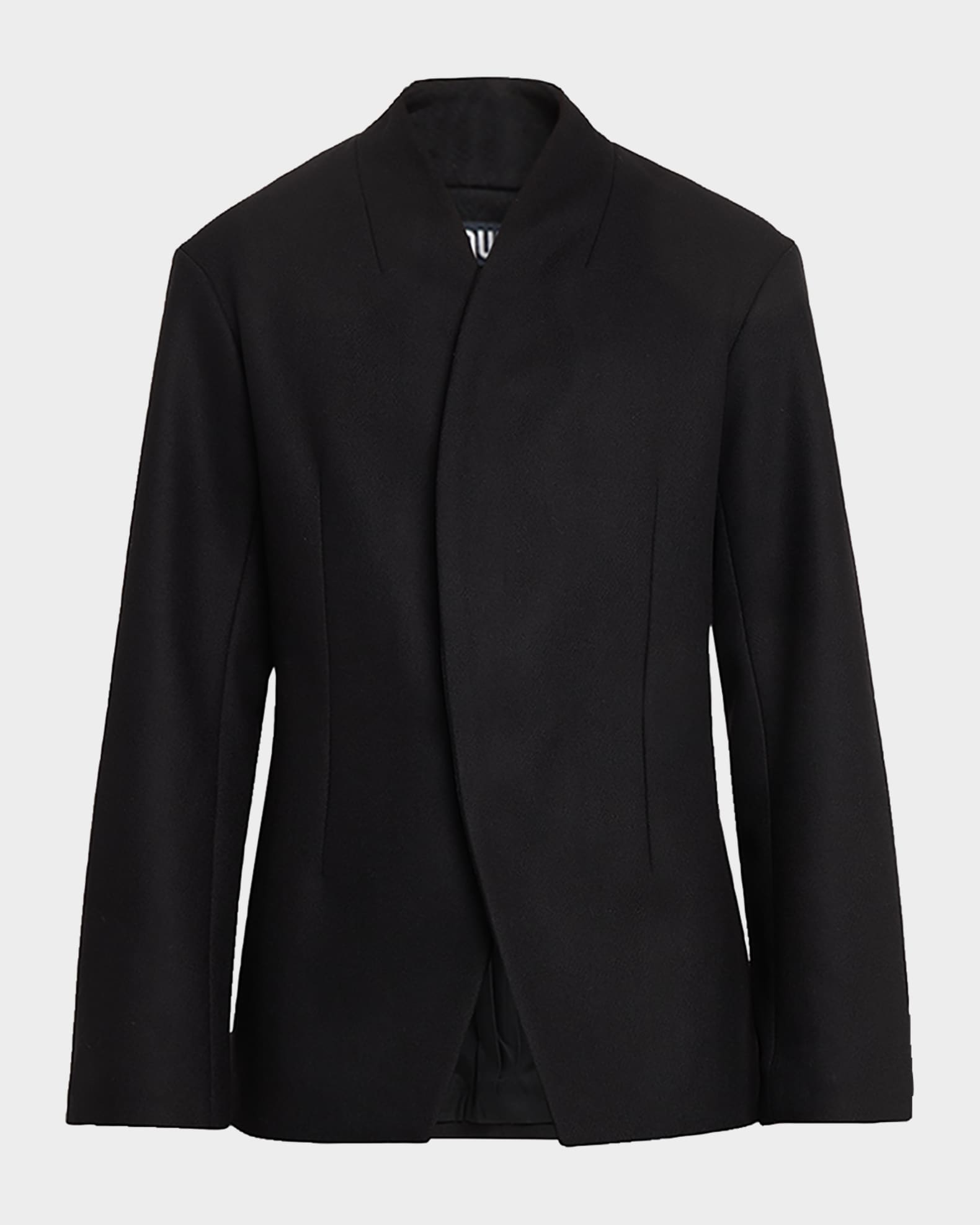 JACQUEMUS ノーカラージャケット Jacquemus Men's Bastide Collarless Tailored Wool Jacket | Neiman