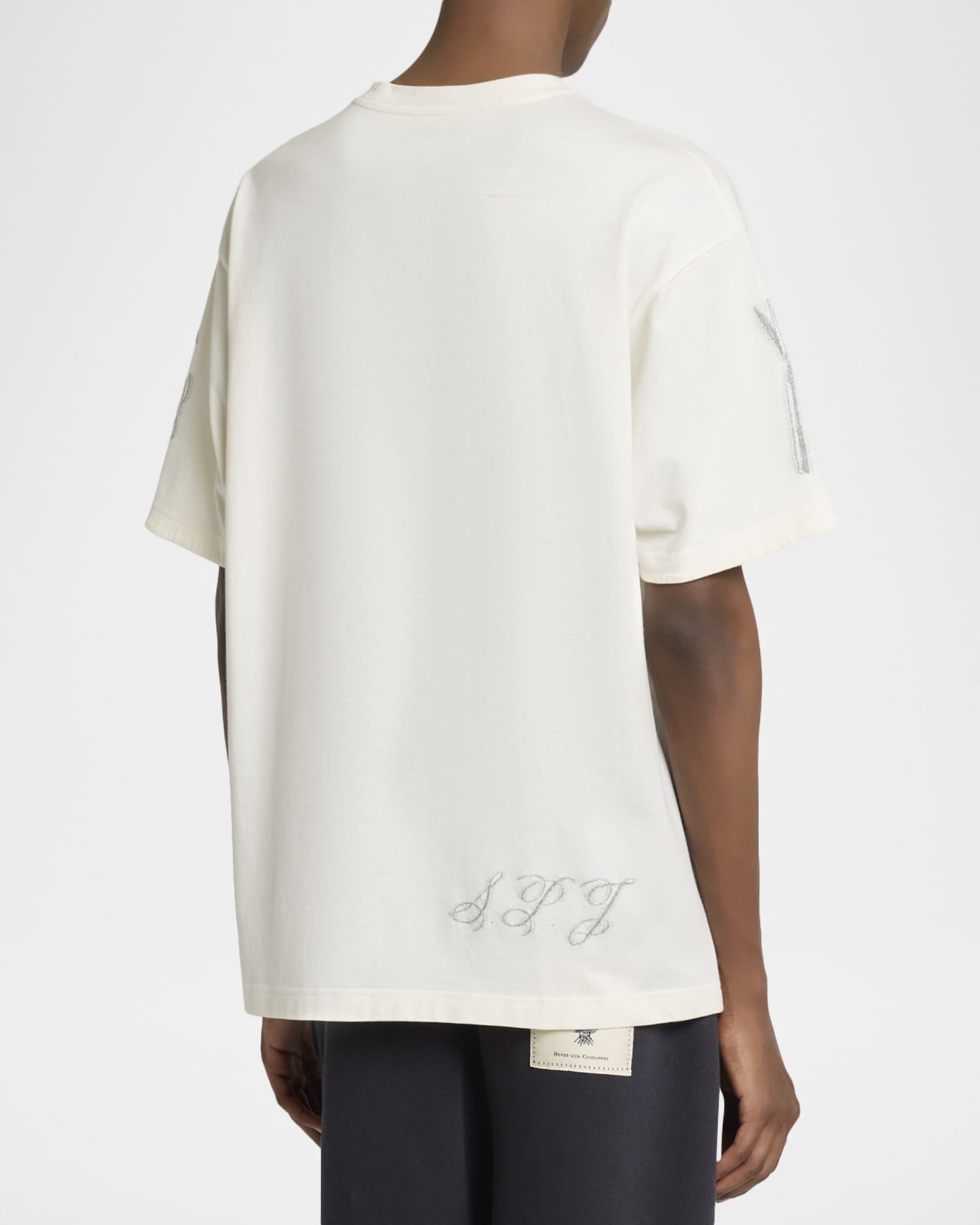 Jacquemus Men's Embroidered Le Paysan Crewneck T-Shirt | Neiman Marcus