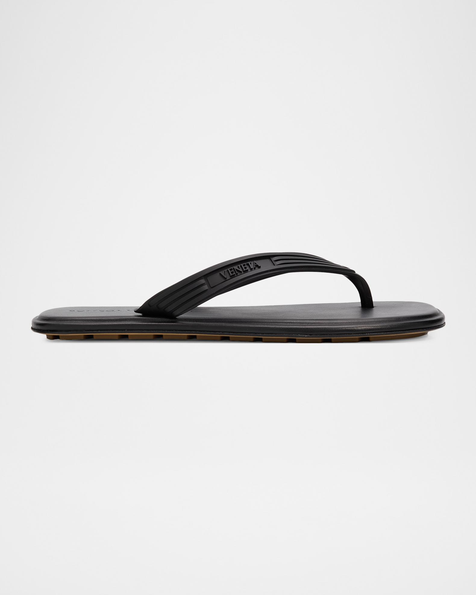 Bottega Veneta Sampieri Flat Thong Sandals | Neiman Marcus