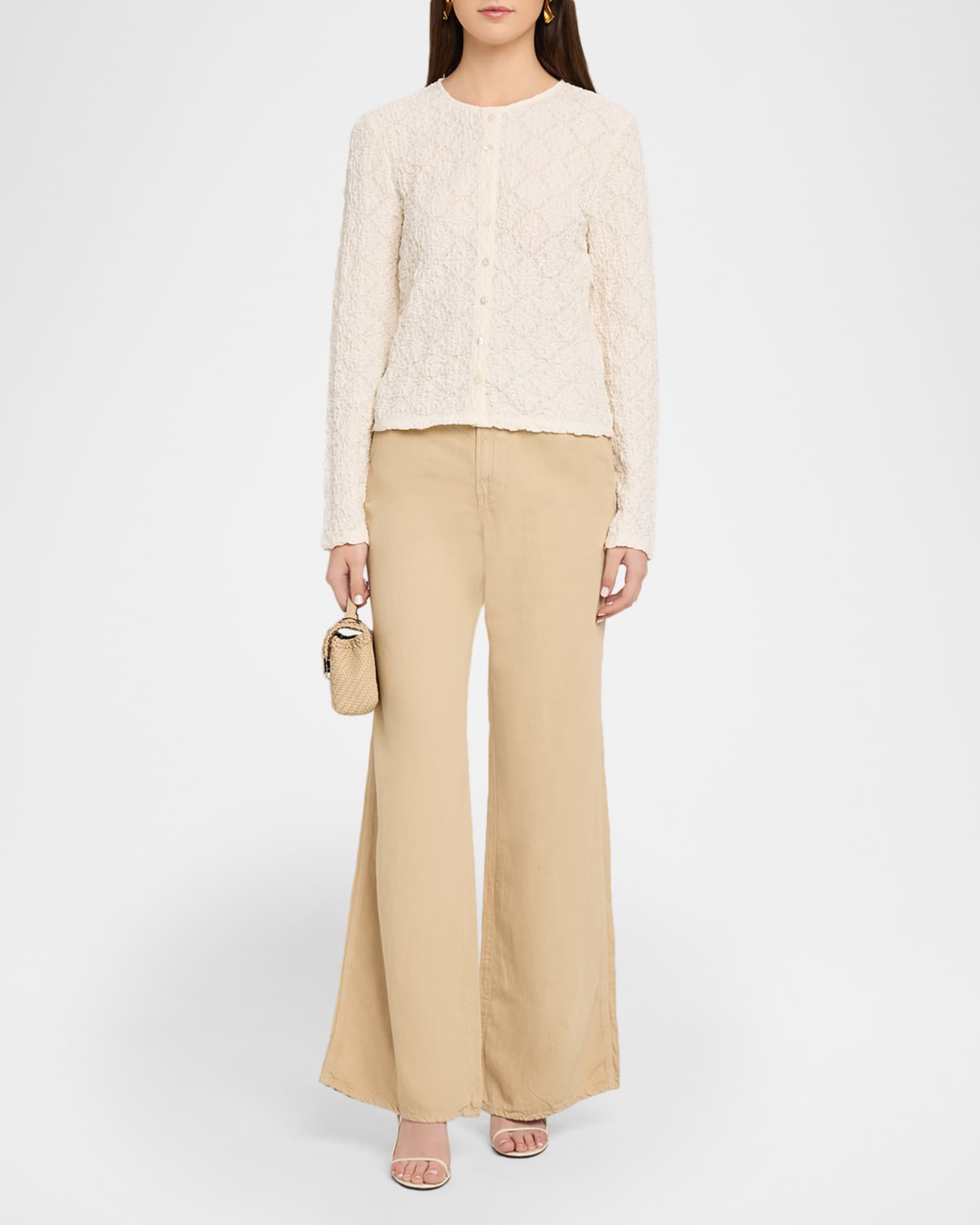 Veronica Beard Gillingham Lace Cardigan | Neiman Marcus