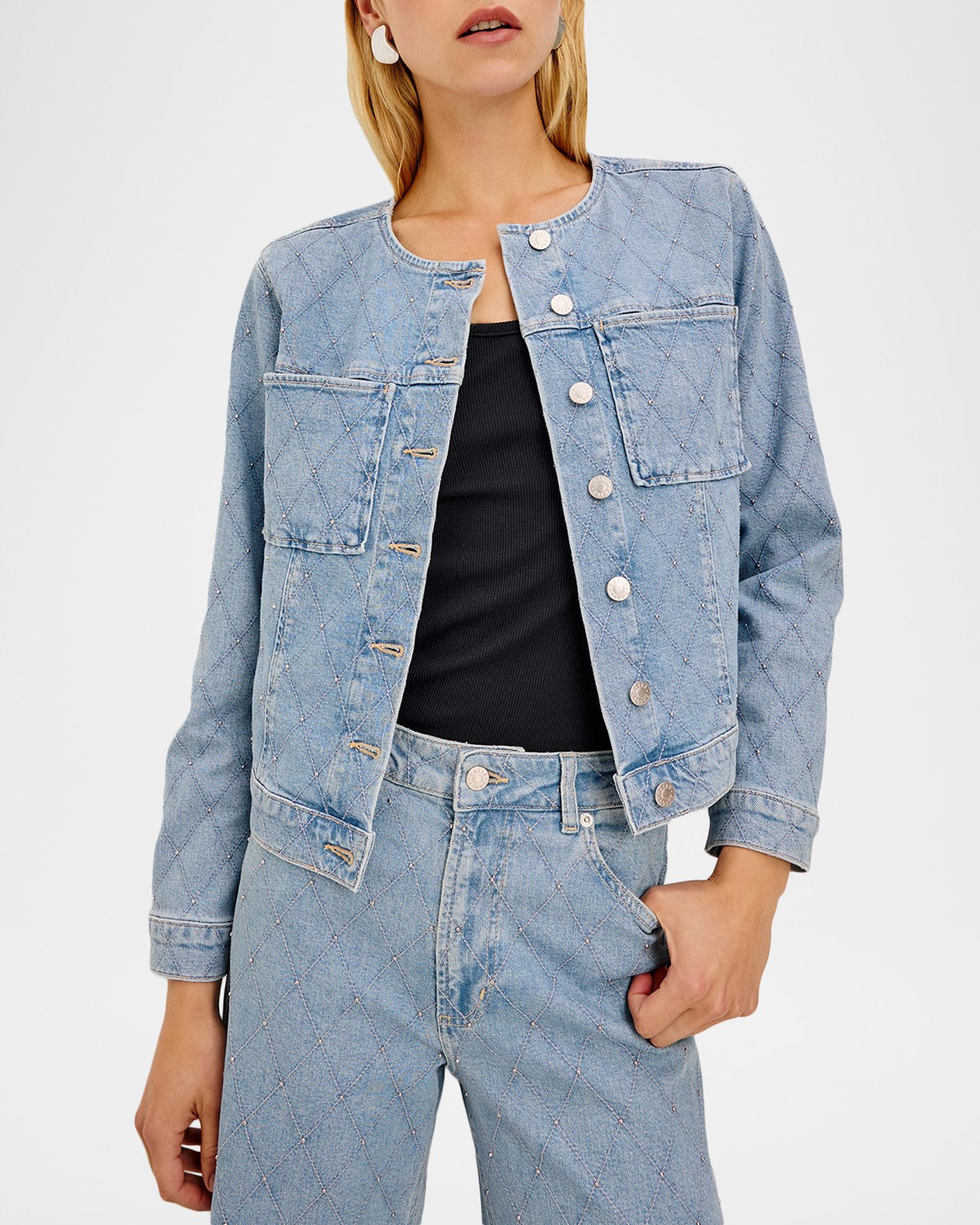 Rails Lido Quilted Denim Jacket | Neiman Marcus