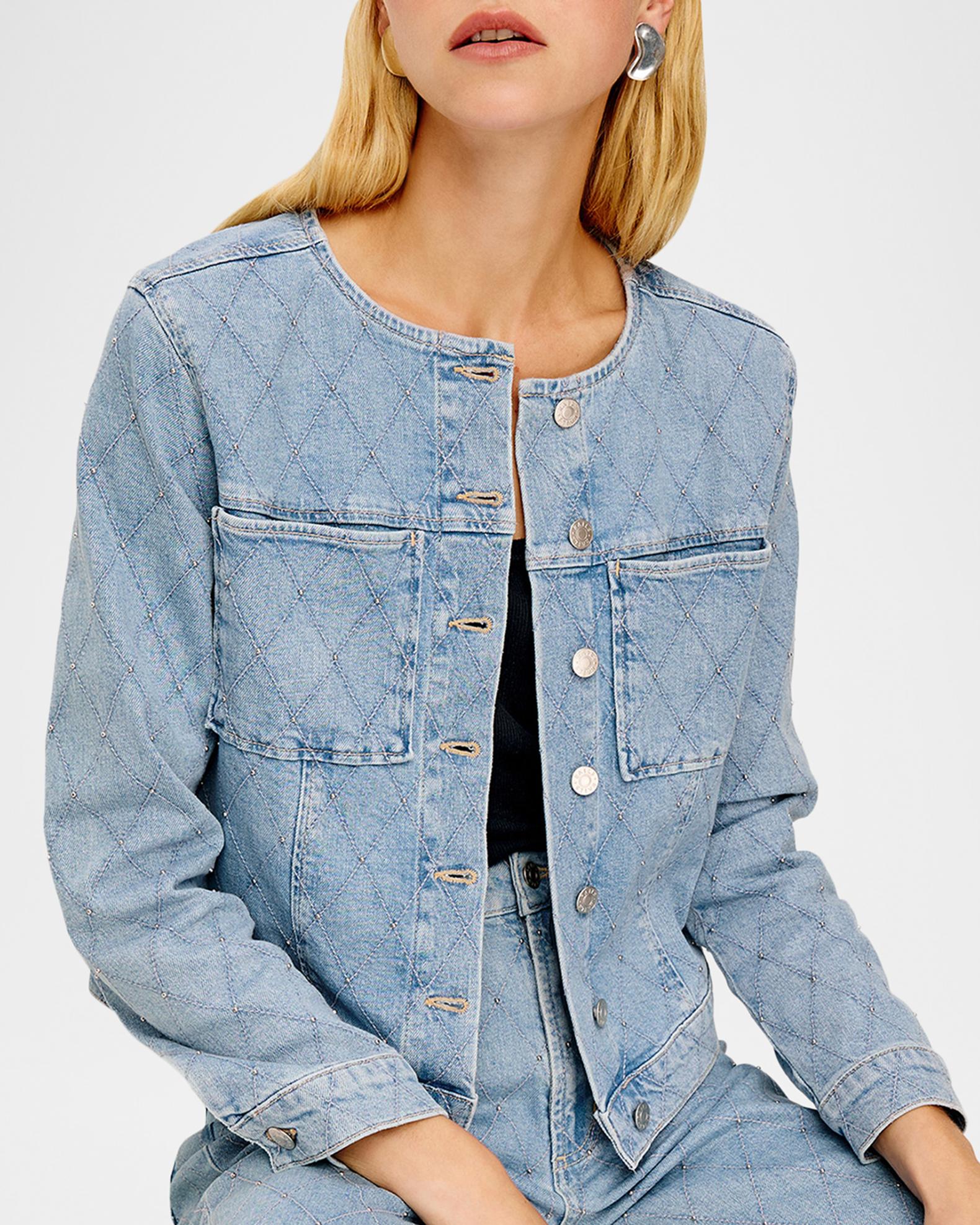 Rails Lido Quilted Denim Jacket | Neiman Marcus