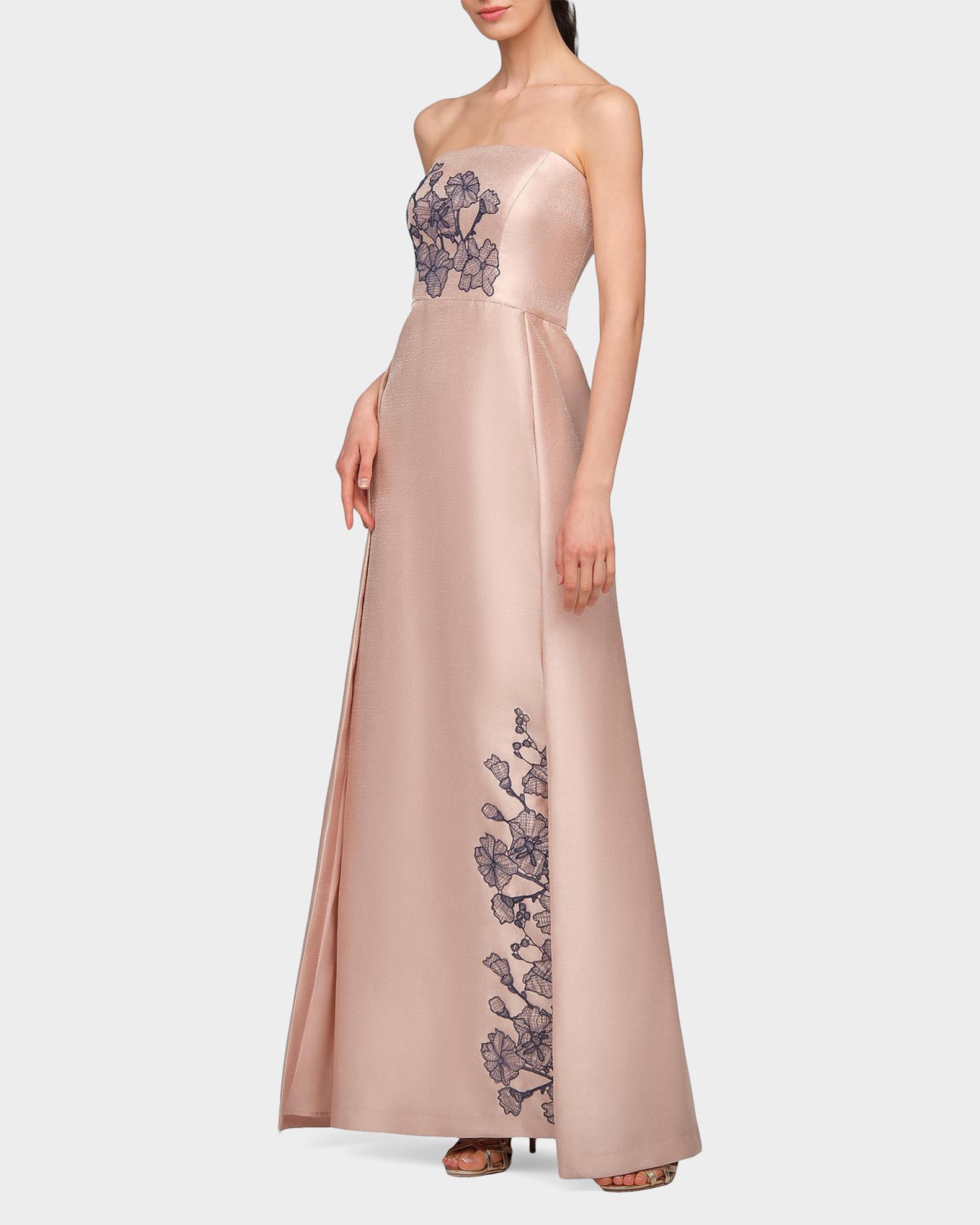 kay unger a line dress Chandler Walk Thru Gown - Champagne neutralnov25 and timeless polish COLOR:Navy Blue i.pinimg.com/236x/cb/2f/c5/cb2fc59408d9fef38f4138b... Evening gown