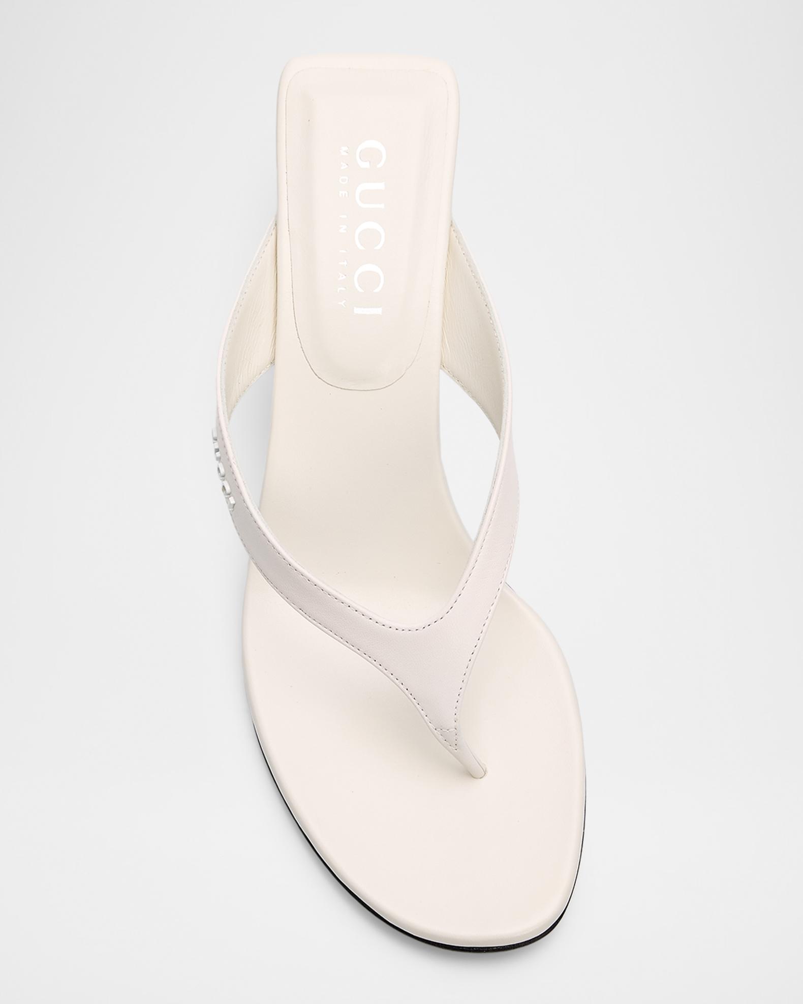 Gucci 55mm Vittoria Leather Horsebit Sandals | Neiman Marcus