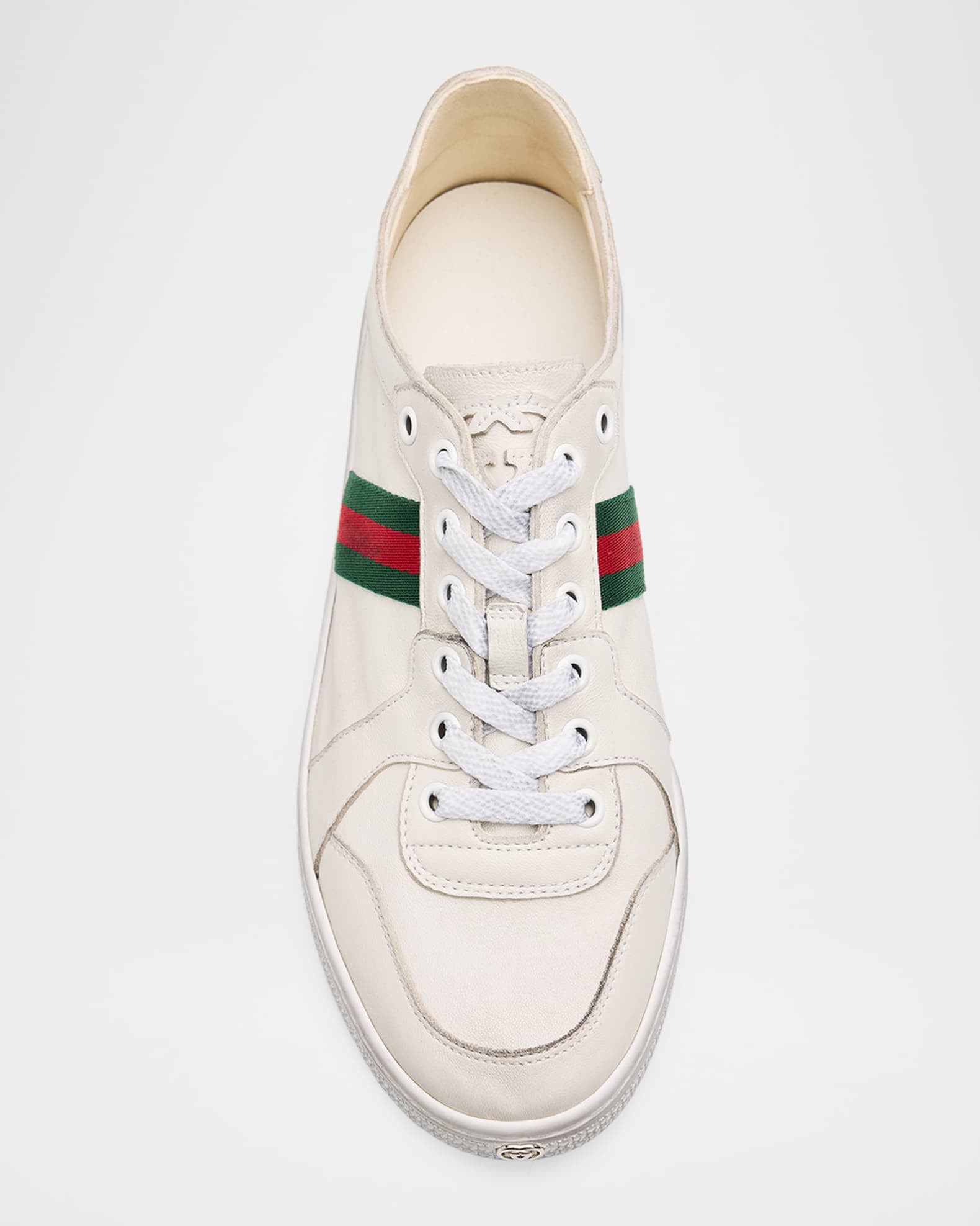 Gucci Coda Leather Low-Top Sneakers | Neiman Marcus