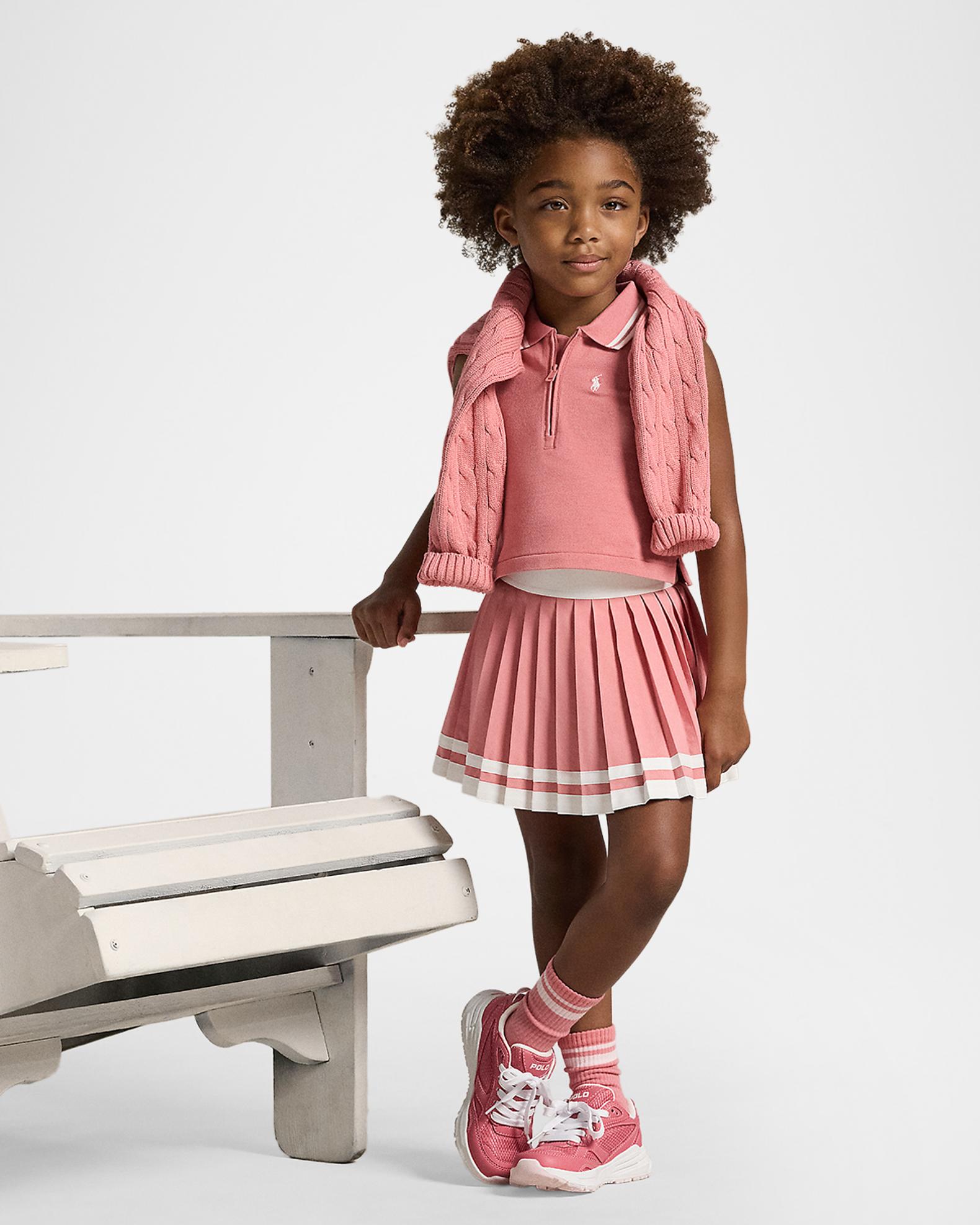[希少] 00’s Polo Ralph Lauren Mulch Pocket Polo Ralph Lauren Little Girl's & Girl's Stretch Mesh Half-Zip