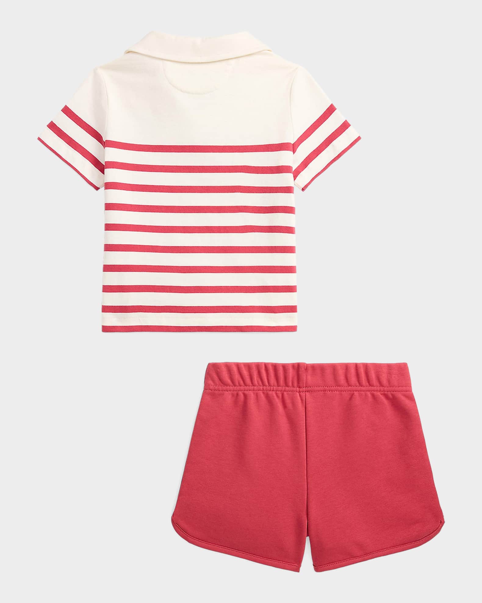 Ralph Lauren バーリーシャツセット Polo Ralph Lauren Boy's Polo Bear Shirt & Terry Shorts Set, Size 2