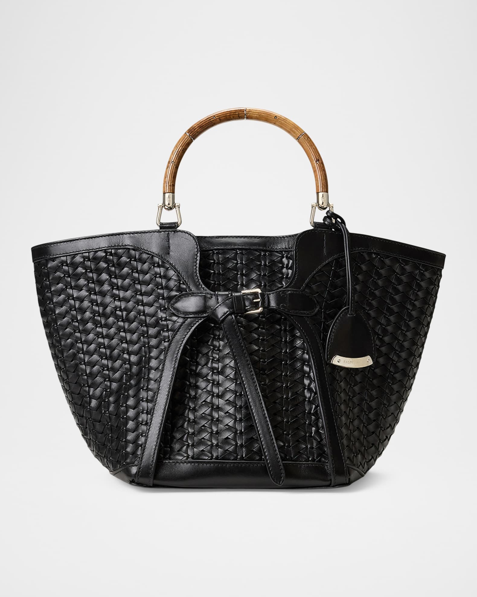 バッグ Ralph Lauren Blackwatch Leather Tote Ralph Lauren Collection The Ralph Braided Leather Tote Bag