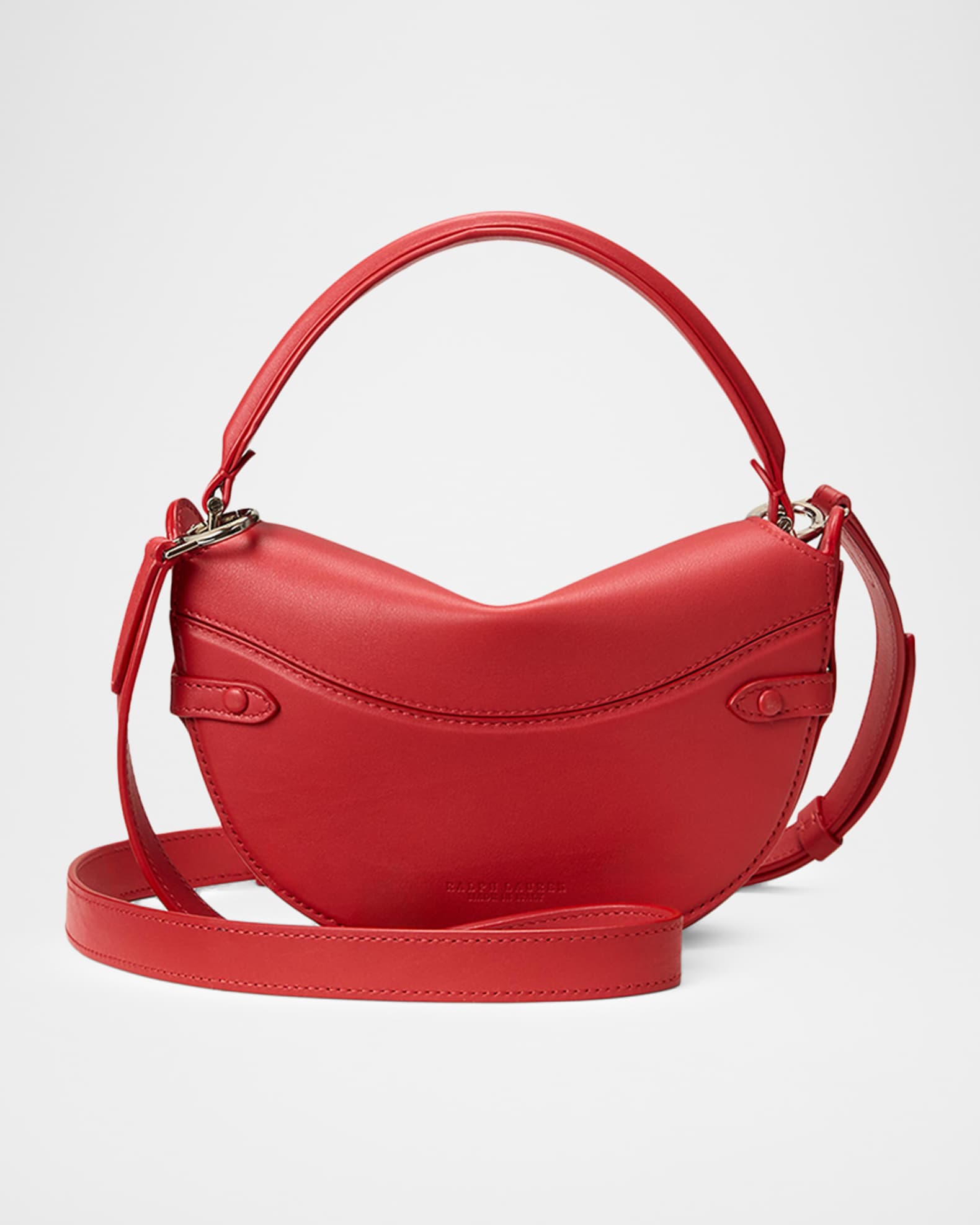 Ralph Lauren Collection The Ralph Mini Leather Top Handle Bag