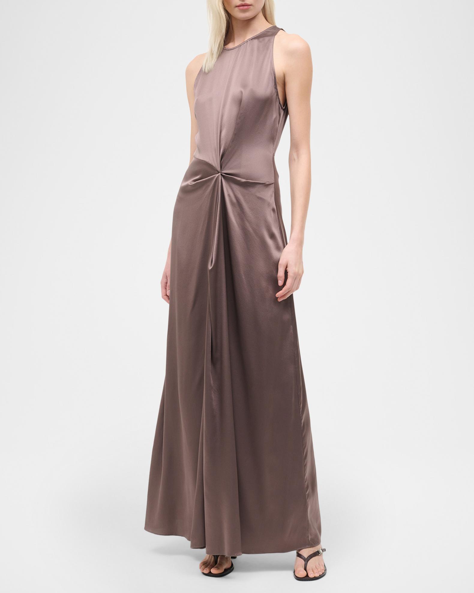 staud nic silk maxi dress STAUD Nic Silk Maxi Dress