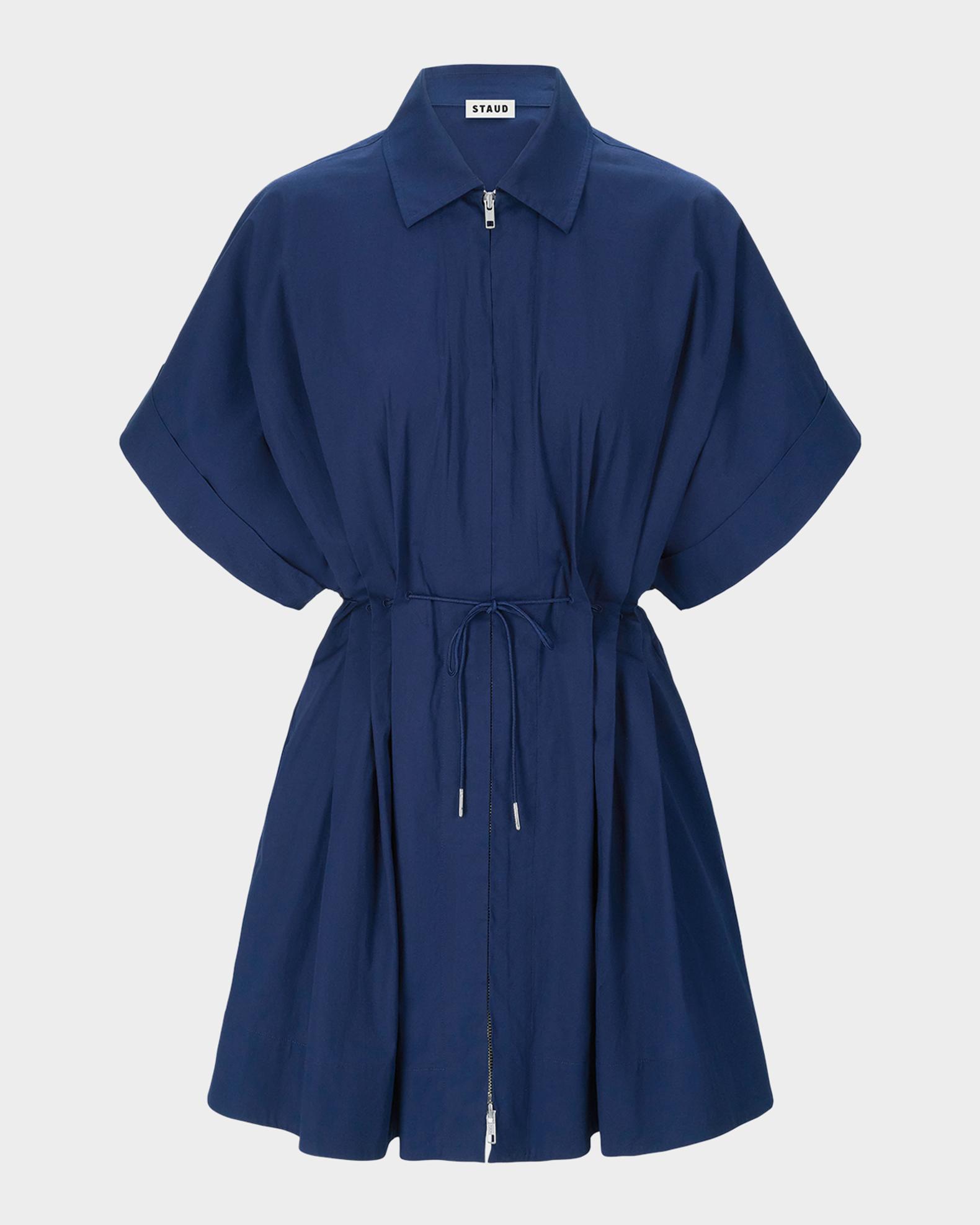 staud blue mini dress STAUD Blue Mini Dresses