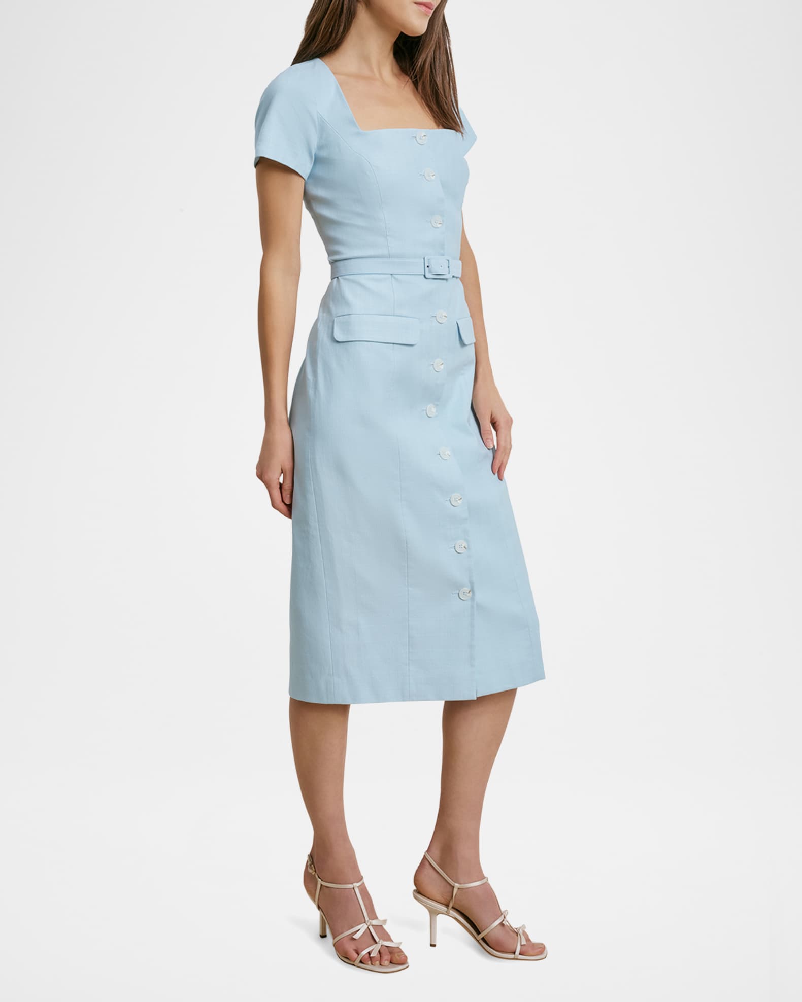 knee length dresses for ladies Mademoiselle Midi Dress by Bronx and Banco – The Fitzroy main image 0