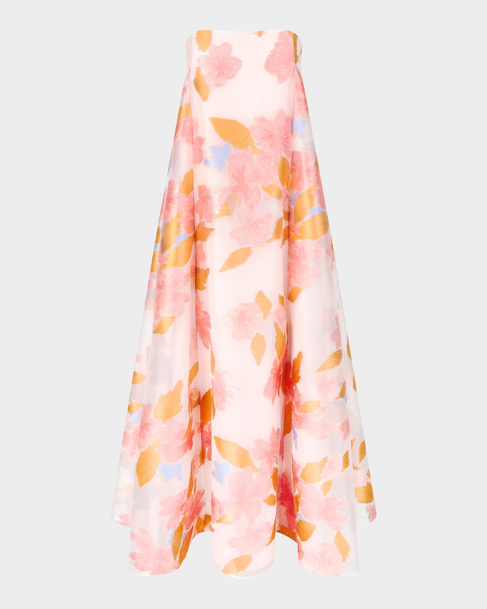 staud pink organza dress Staud organza Beaded Cassie maxi Dress - Pink