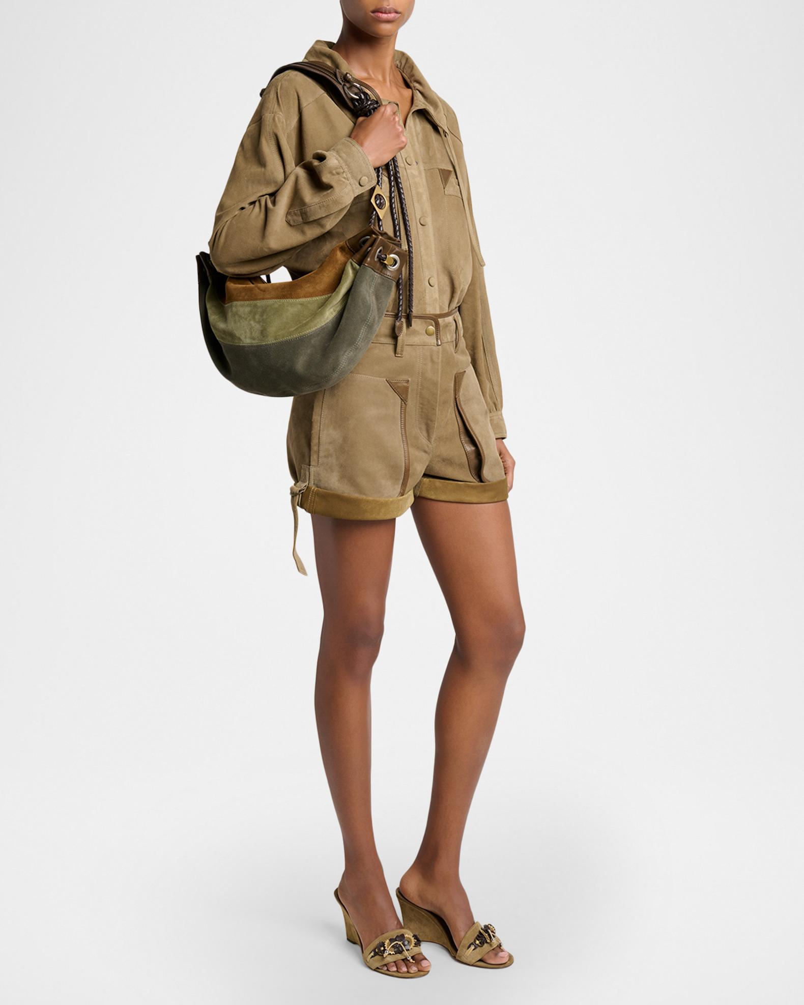 Etoile Isabel Marant Maia Medium Suede Shoulder Bag | Neiman Marcus