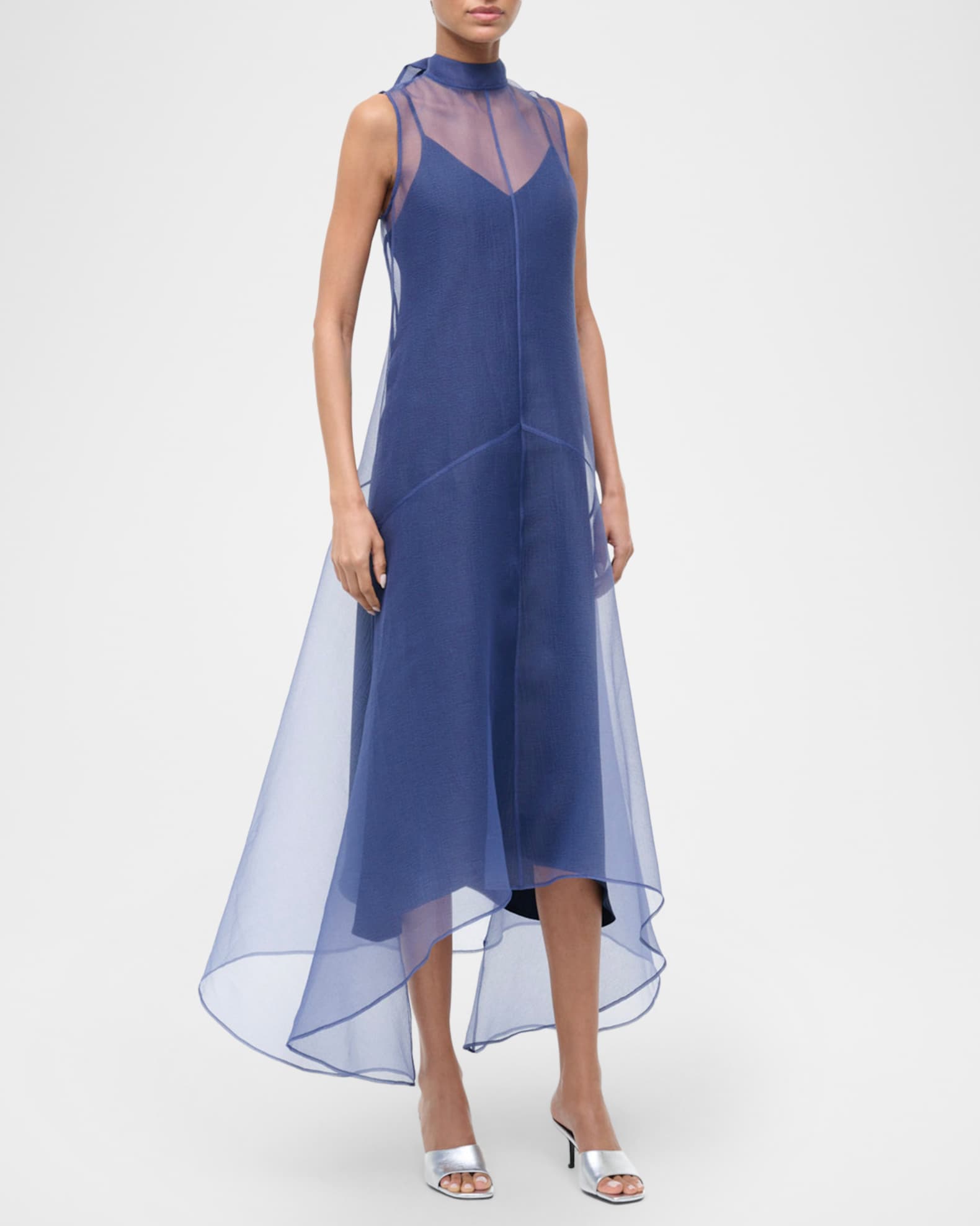 STAUD, Auden Dress in Navy, Size XS