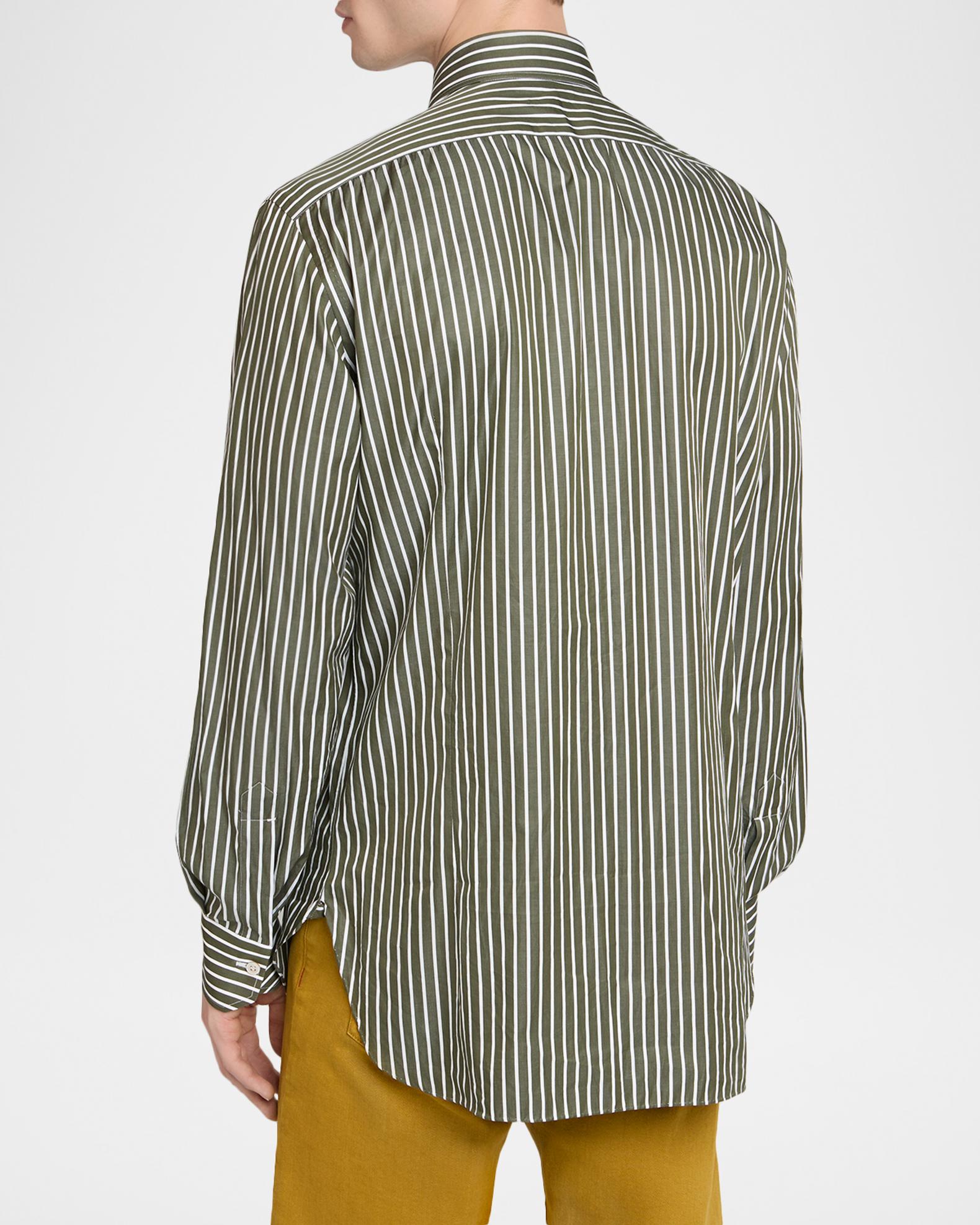 Kiton Men's Bengal Stripe Cotton Sport Shirt | Neiman Marcus