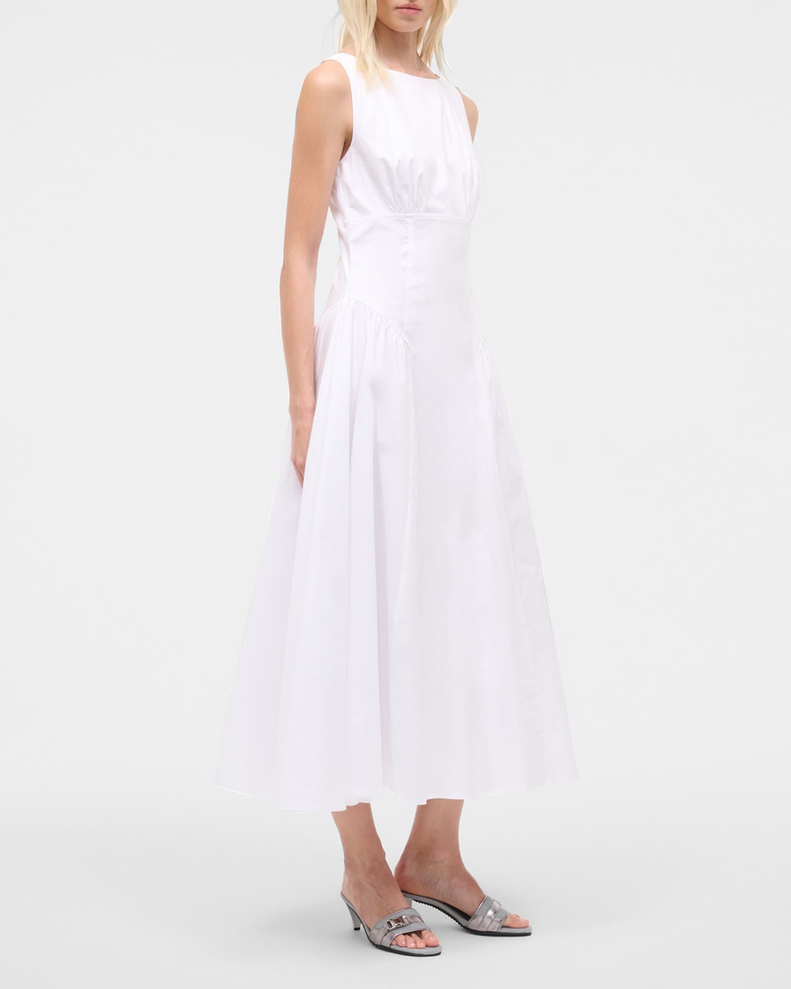 sachin and babi light blue dress DIY FRIDAY: RUFFLE HEM SHIFT DRESS (MATERNITY or NON MATERNITY)