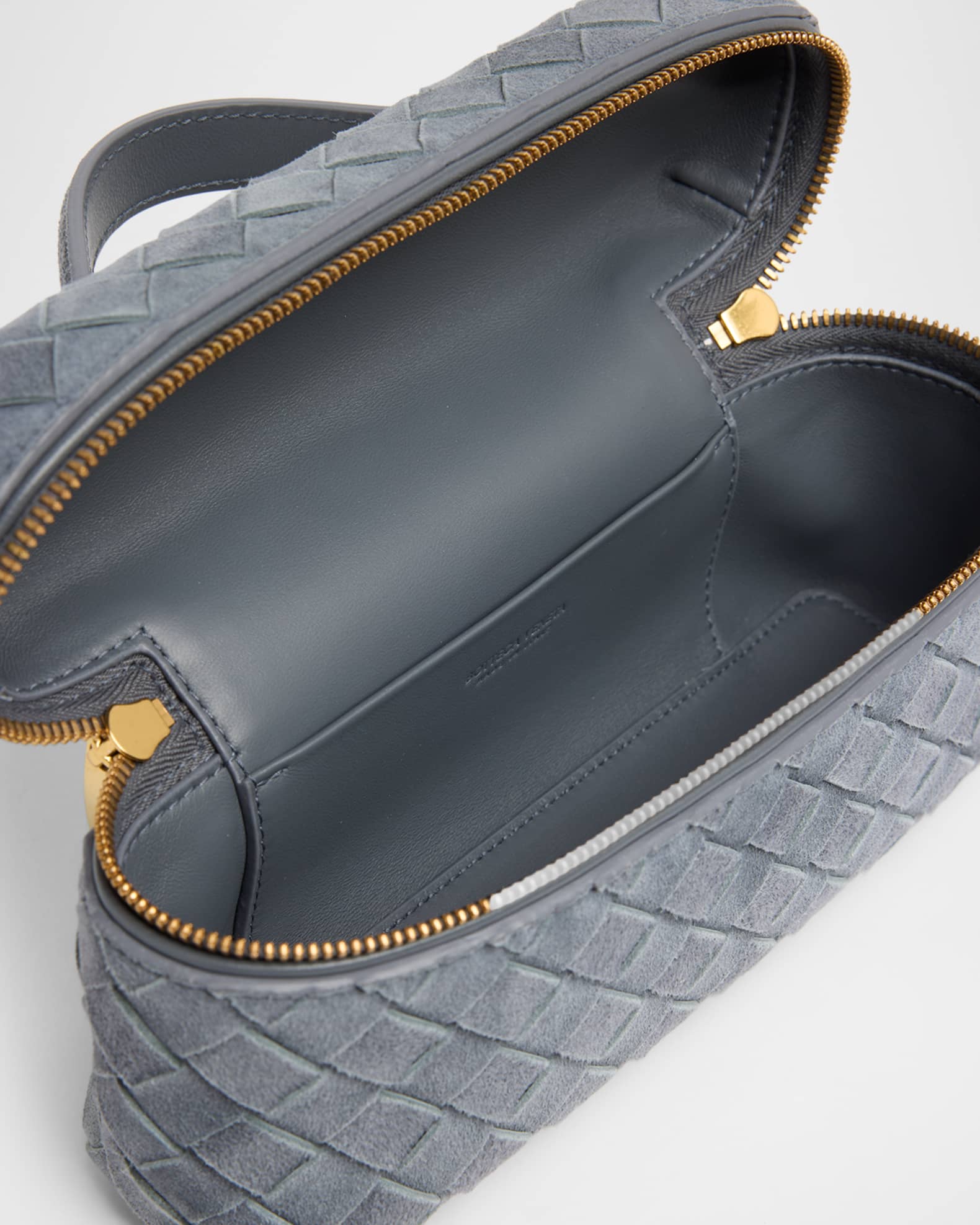Bottega Veneta Bang Bang Suede Crossbody Vanity Bag | Neiman Marcus