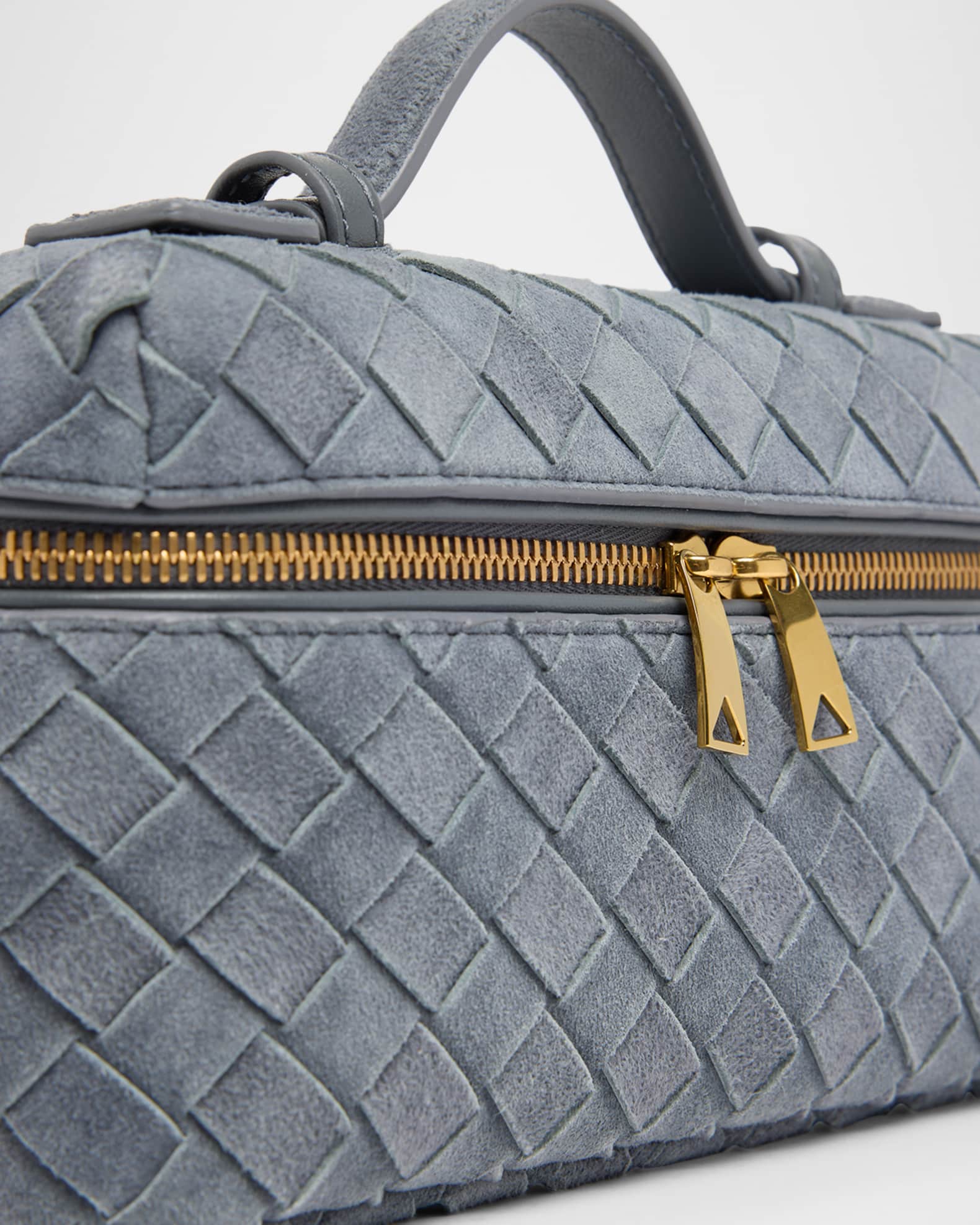 Bottega Veneta Bang Bang Suede Crossbody Vanity Bag | Neiman Marcus