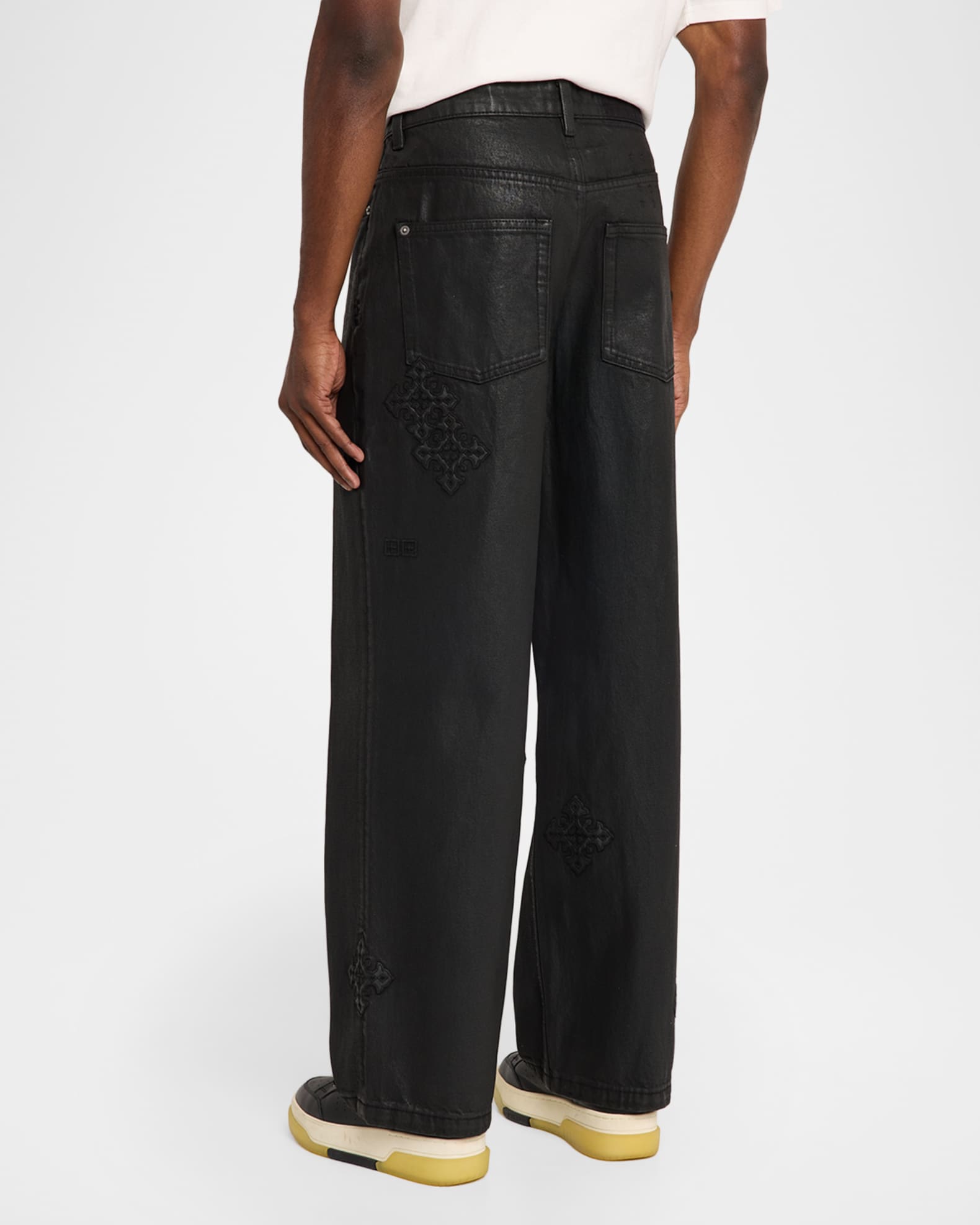 Ksubi Men's Maxx Black Denim Straight-Leg Jeans | Neiman Marcus