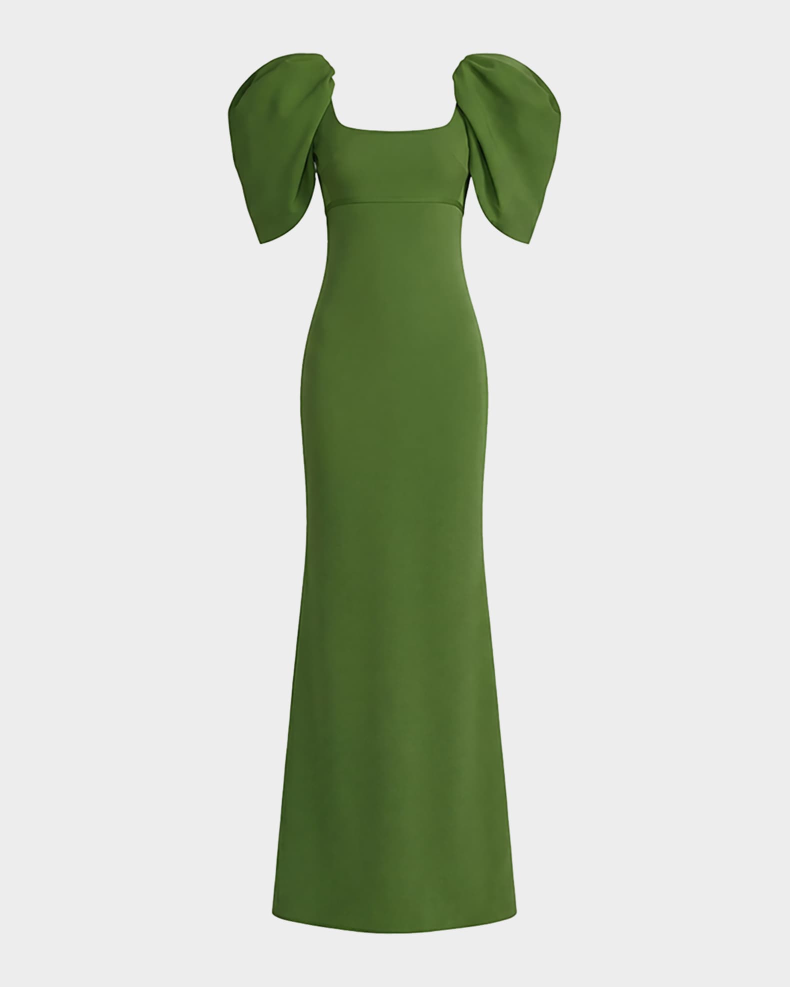 mac duggal green long sleeve dress Black Sequined Long Sleeve Gown