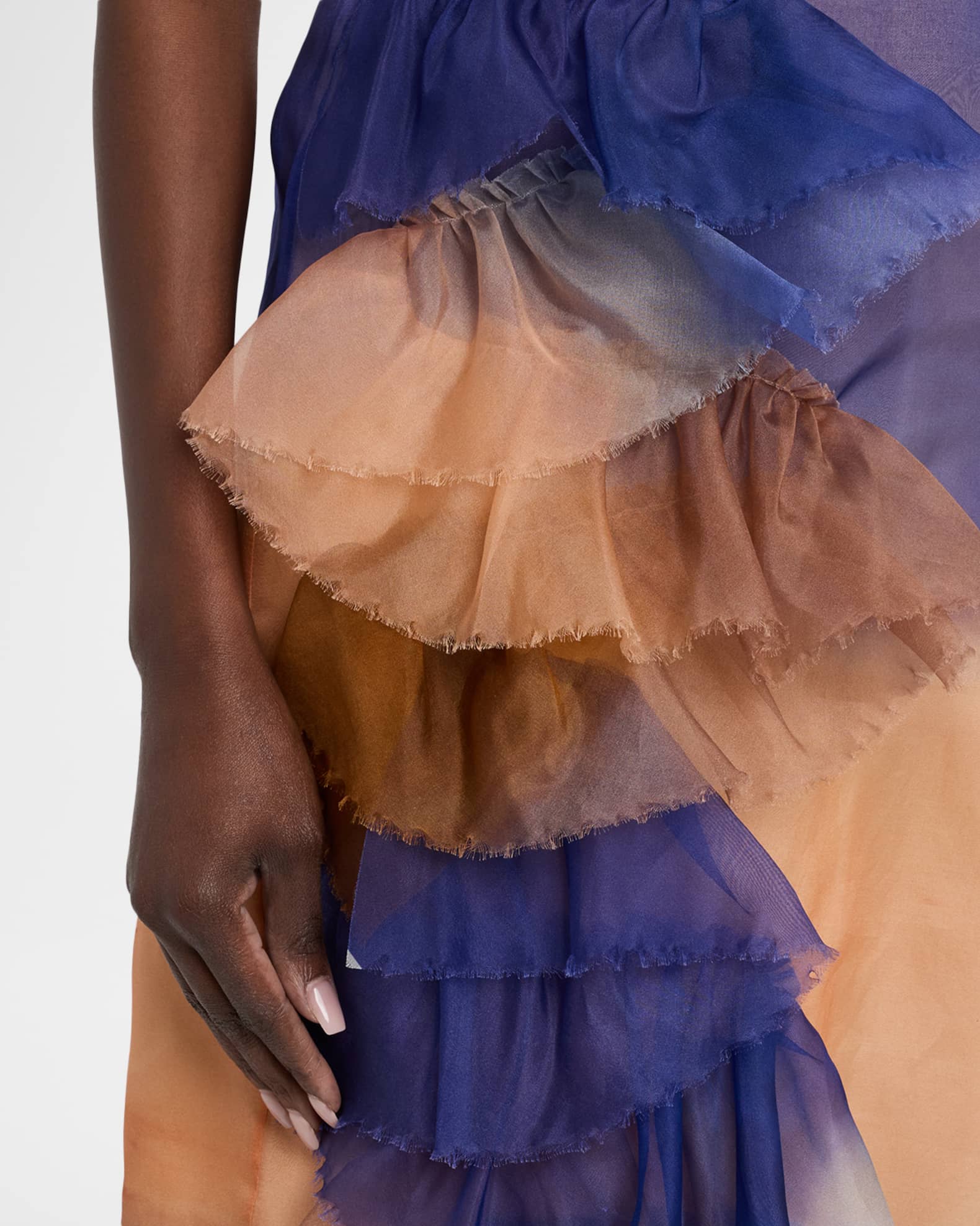 Ulla Johnson x Helen Frankenthaler Yelena Ruffled Silk-Organza