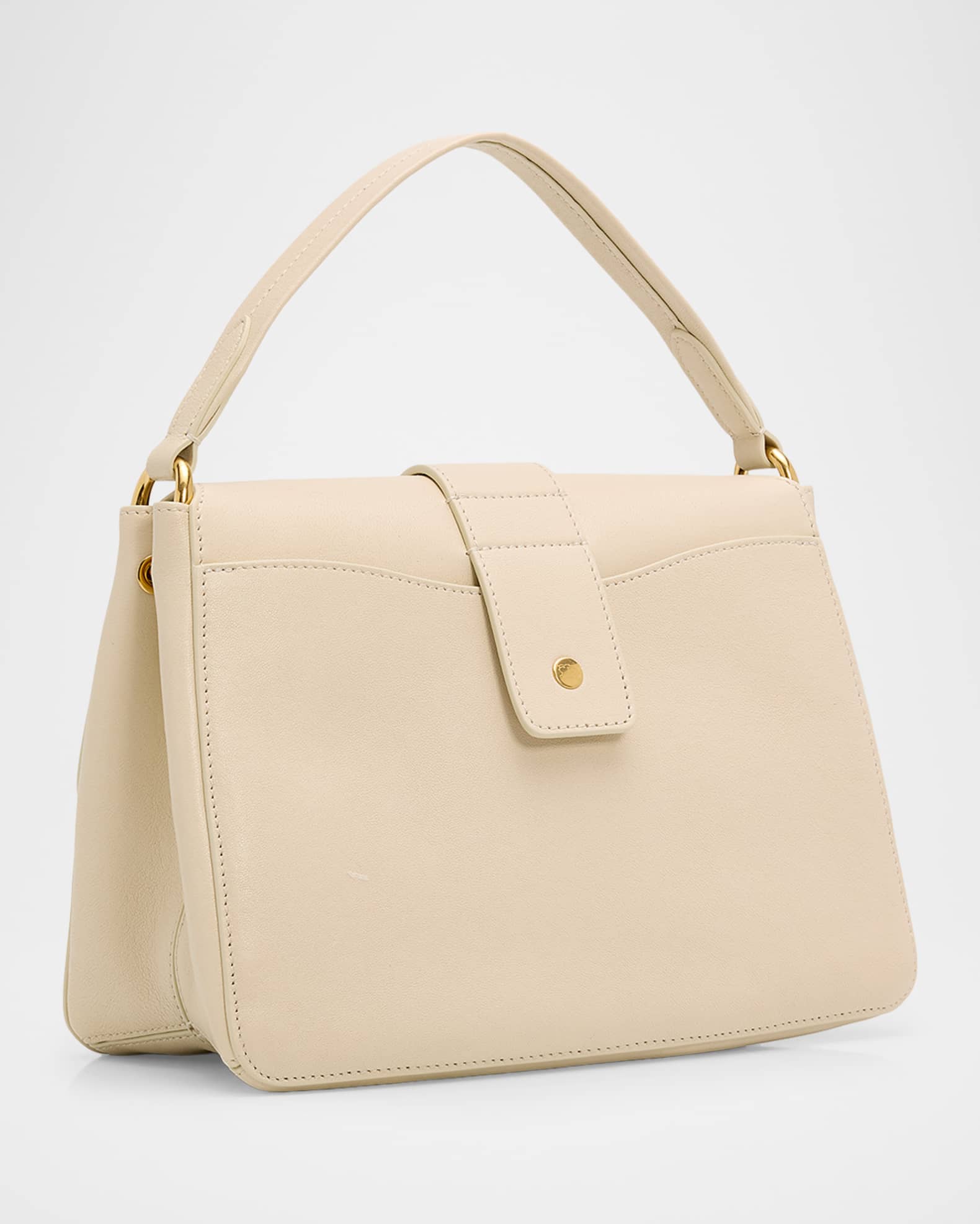 Burberry Rider Small Leather Top Handle Bag | Neiman Marcus