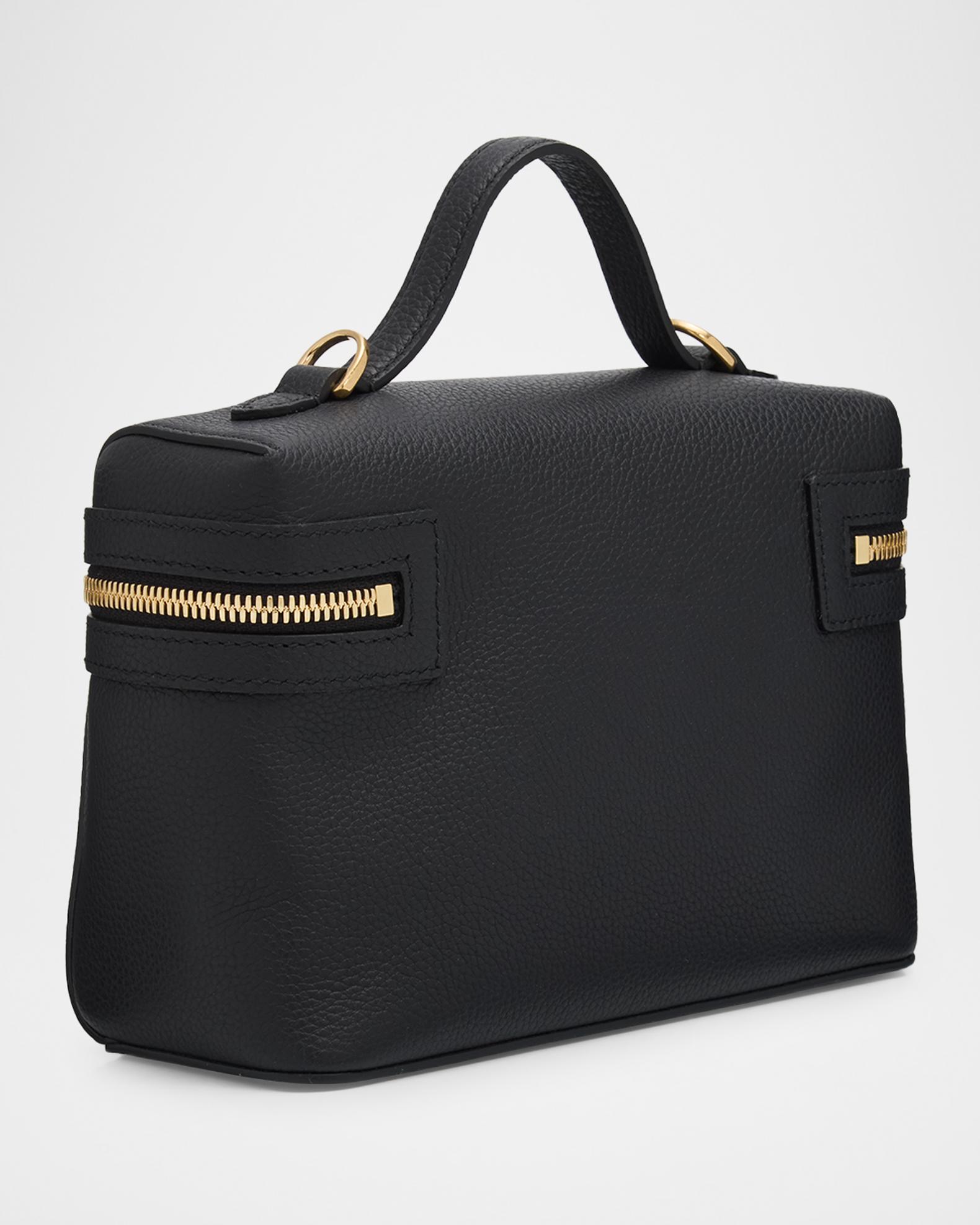 ✨️新品未使用✨️BURBERRYバーバリー　黒　ケース　専用箱&袋付き Burberry Bloomsbury Leather Vanity Bag | Neiman Marcus