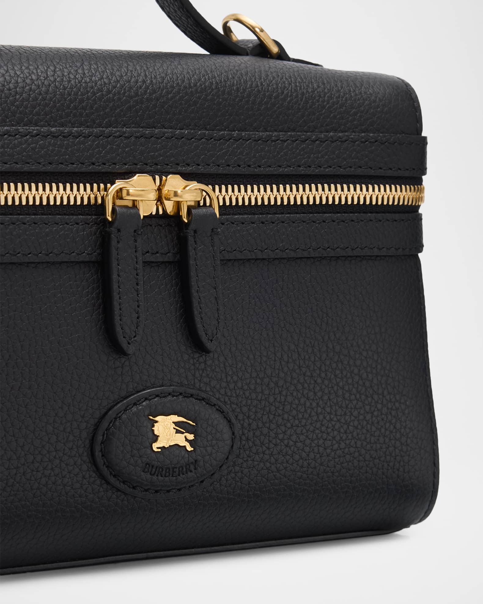 Burberry Bloomsbury Leather Vanity Bag | Neiman Marcus