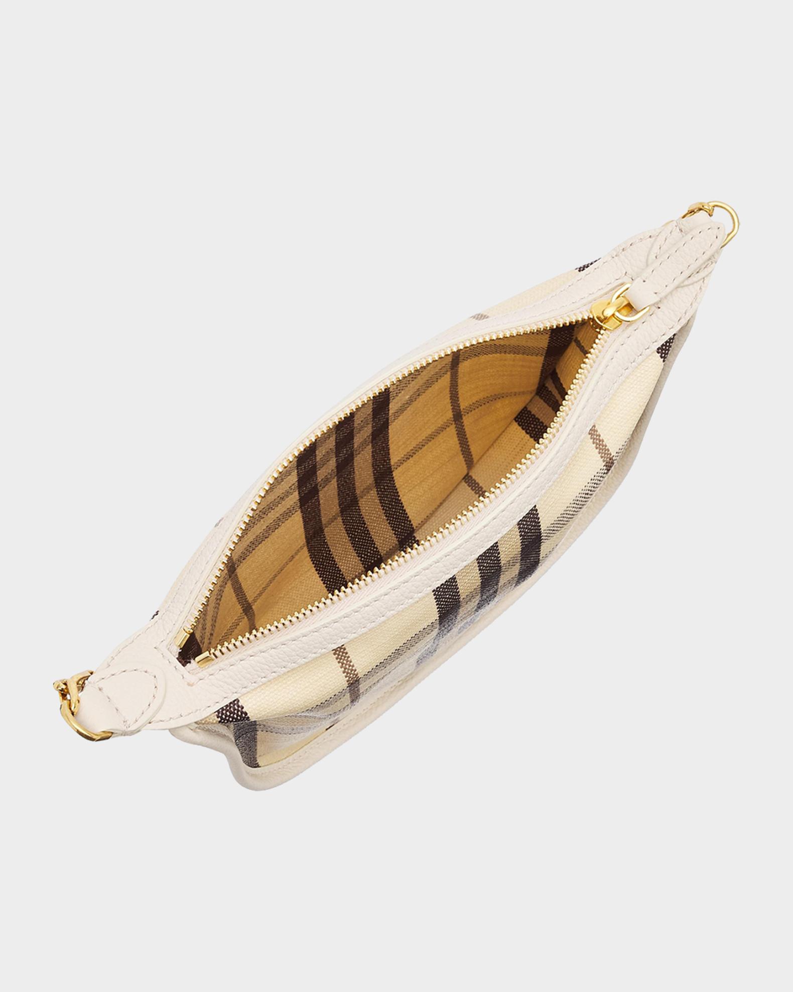 Burberry Highlands Coated Check Shoulder Bag | Neiman Marcus