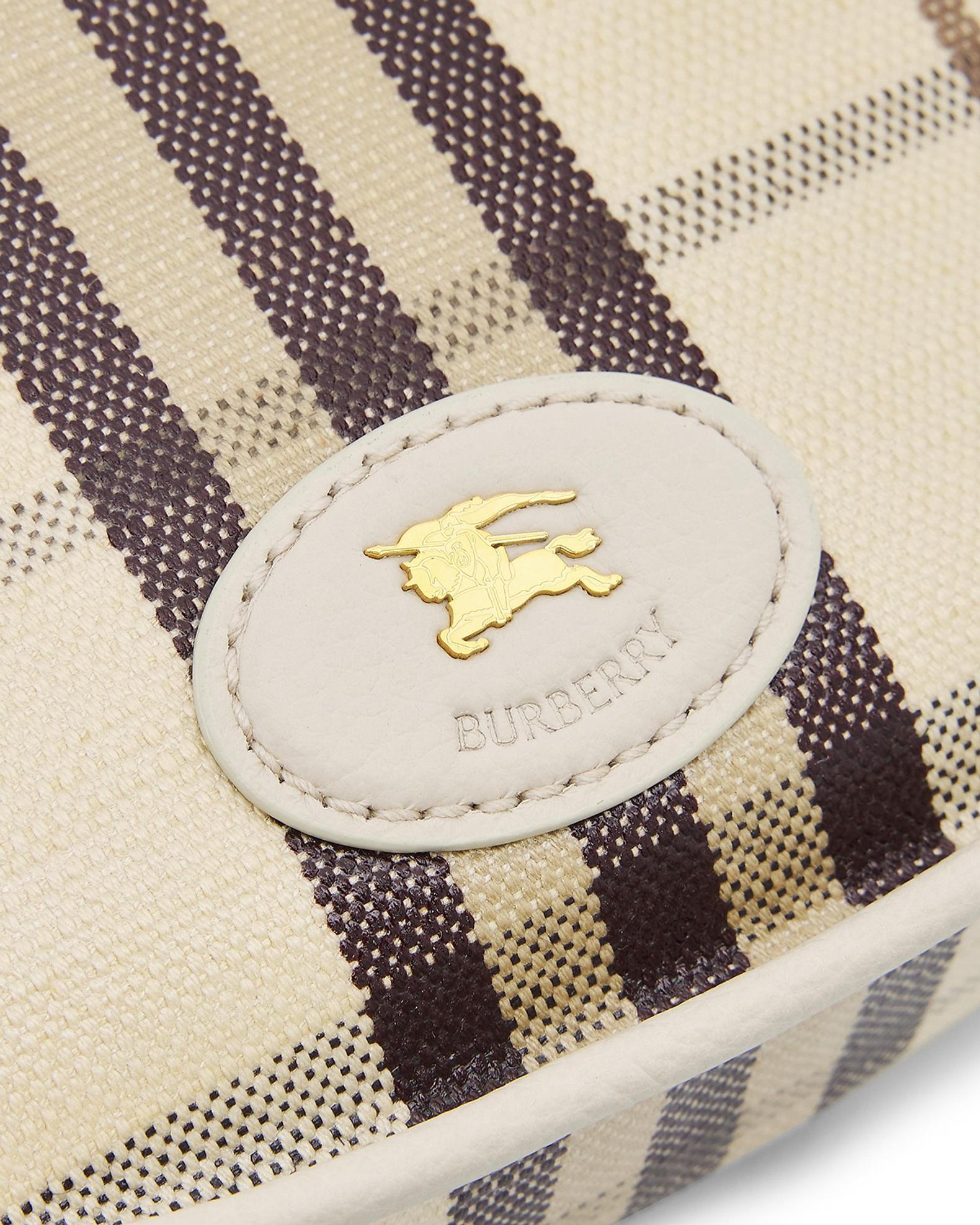 Burberry Highlands Coated Check Shoulder Bag | Neiman Marcus