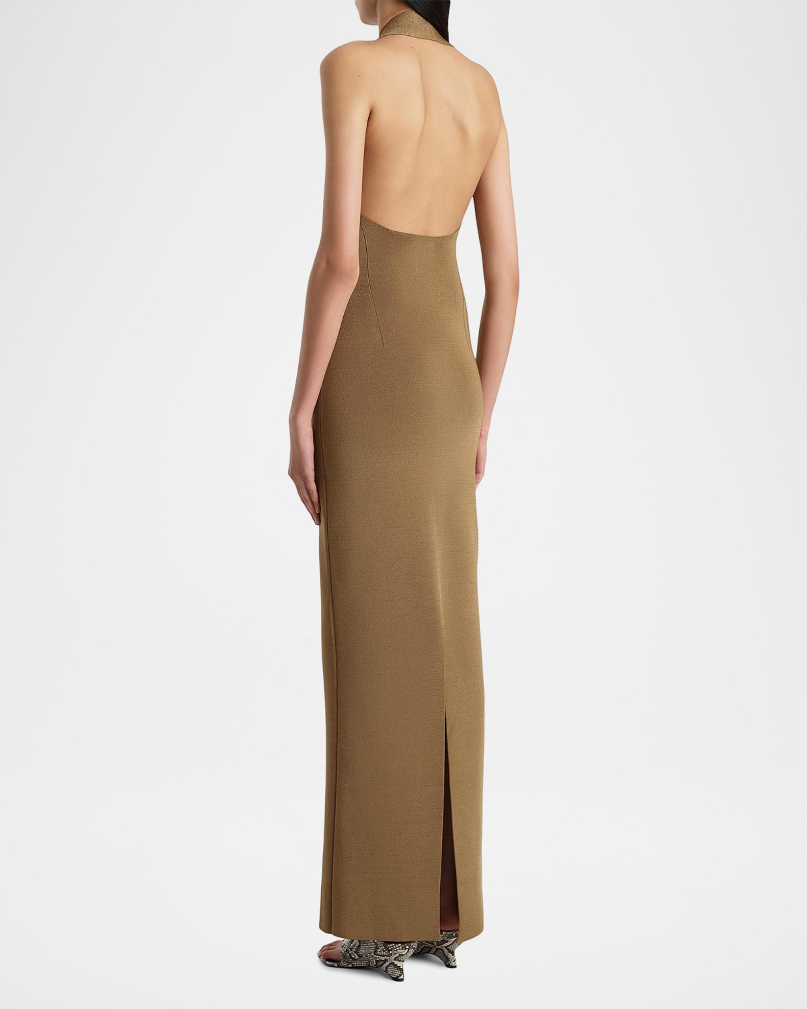 alexander mcqueen beige dress AW2011 Cream Knit Ruffle Trim Sheath Lisa blackpink Ivory evening dress in Web Collection: Sorority Rush US Size:3XL