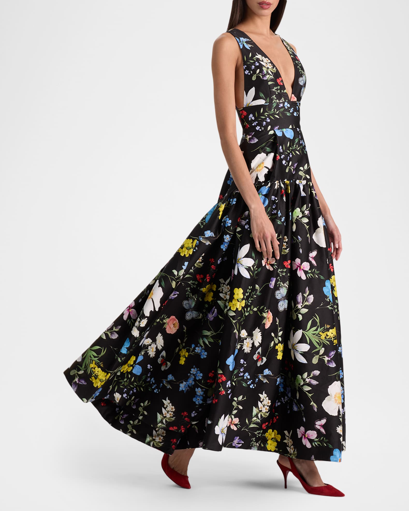 chinese dress ladies ALLEGRE MAXI DRESS – Liseanova main image 1