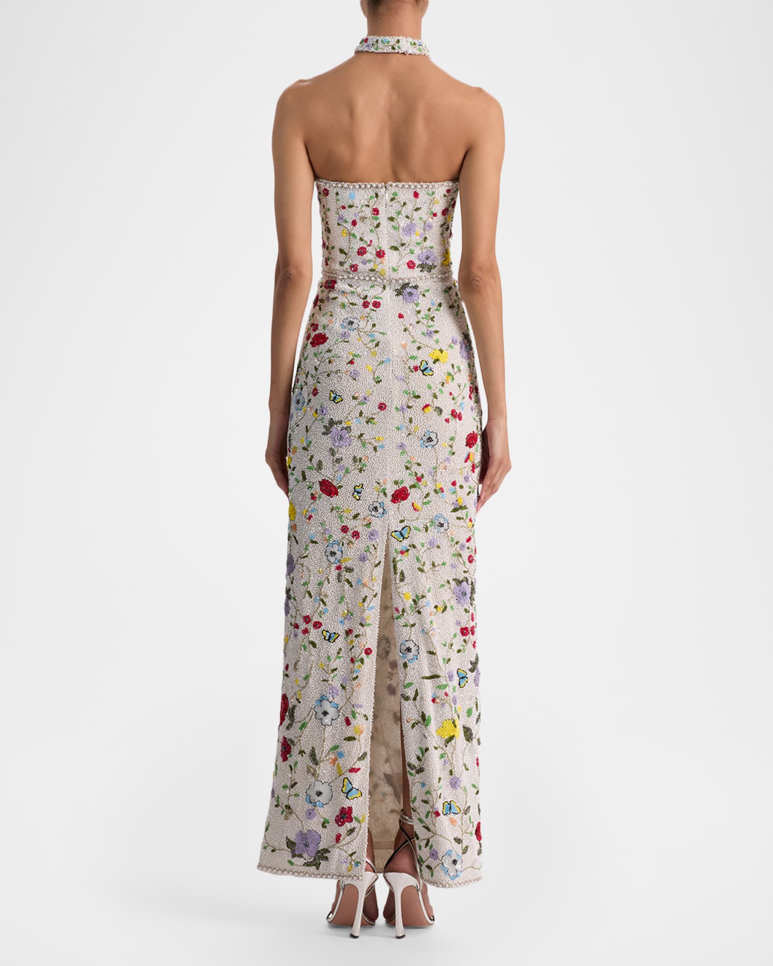 ALICE + OLIVIA Georgie Embellished Strapless Dress | Neiman Marcus