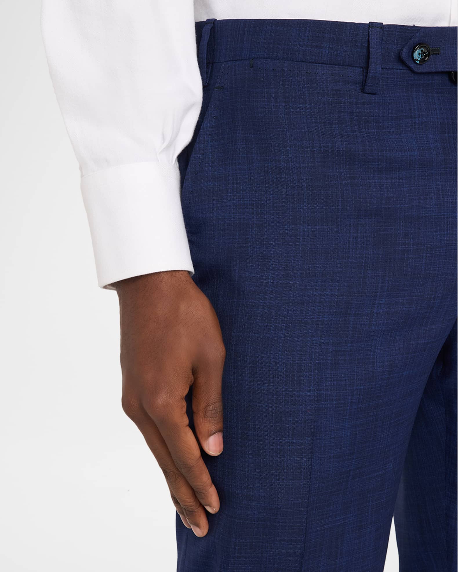 Kiton Men's Textured Check Wool and Silk Two-Piece Suit | Neiman
