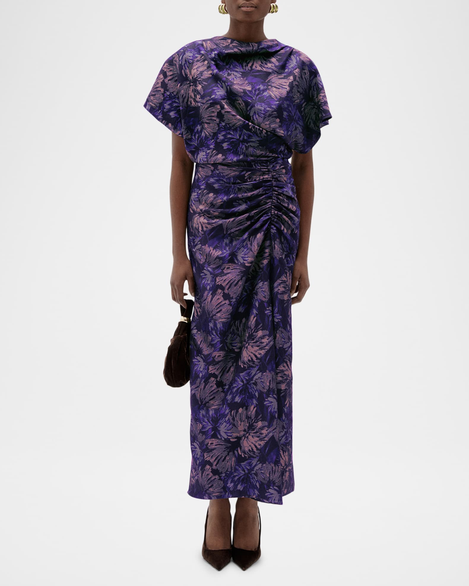 amsale bowery midi dress Amsale Bridesmaid Dress P434S