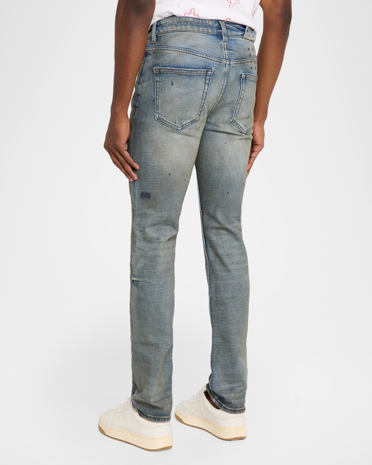 Ksubi Men's Chitch Paint Splatter Skinny Jeans | Neiman Marcus