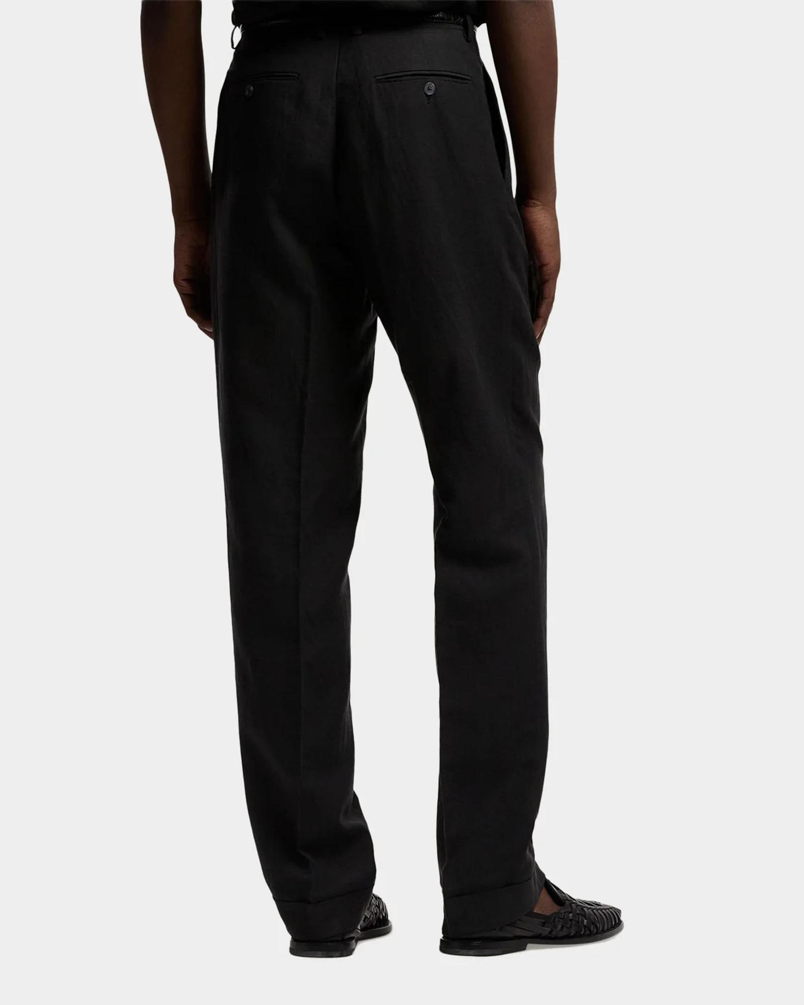 Ralph Lauren Purple Label Men's Silk and Linen Straight-Leg
