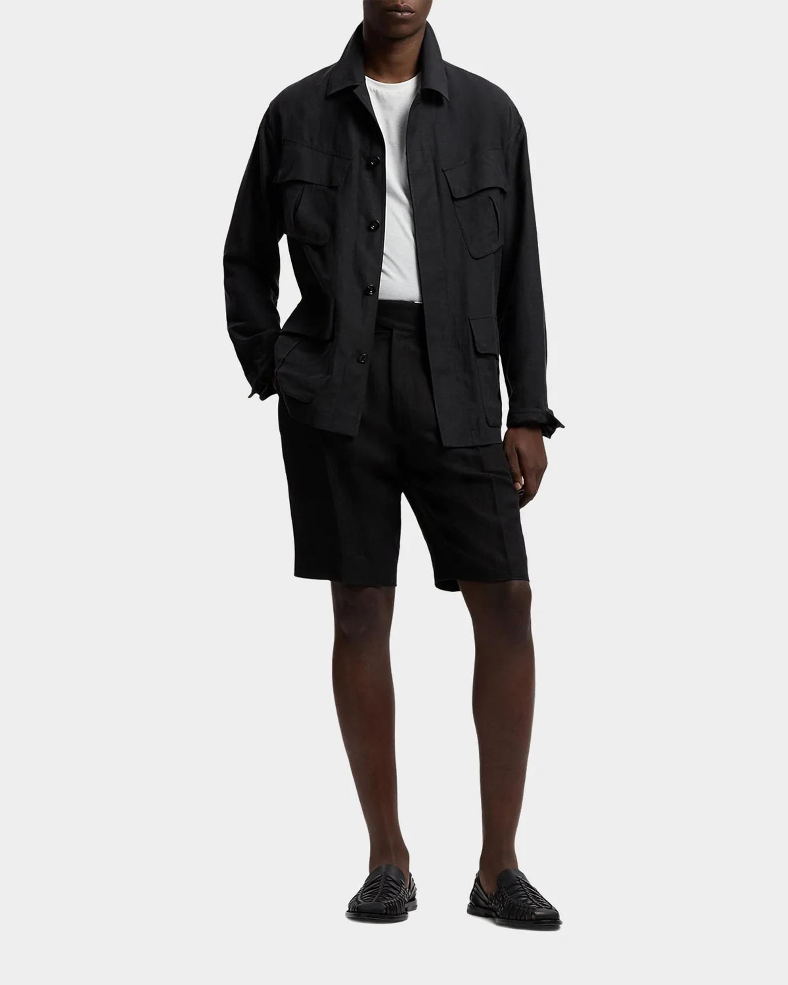 Ralph Lauren Purple Label パイル地ジャケット Ralph Lauren Purple Label Men's Silk-Linen Field Jacket | Neiman
