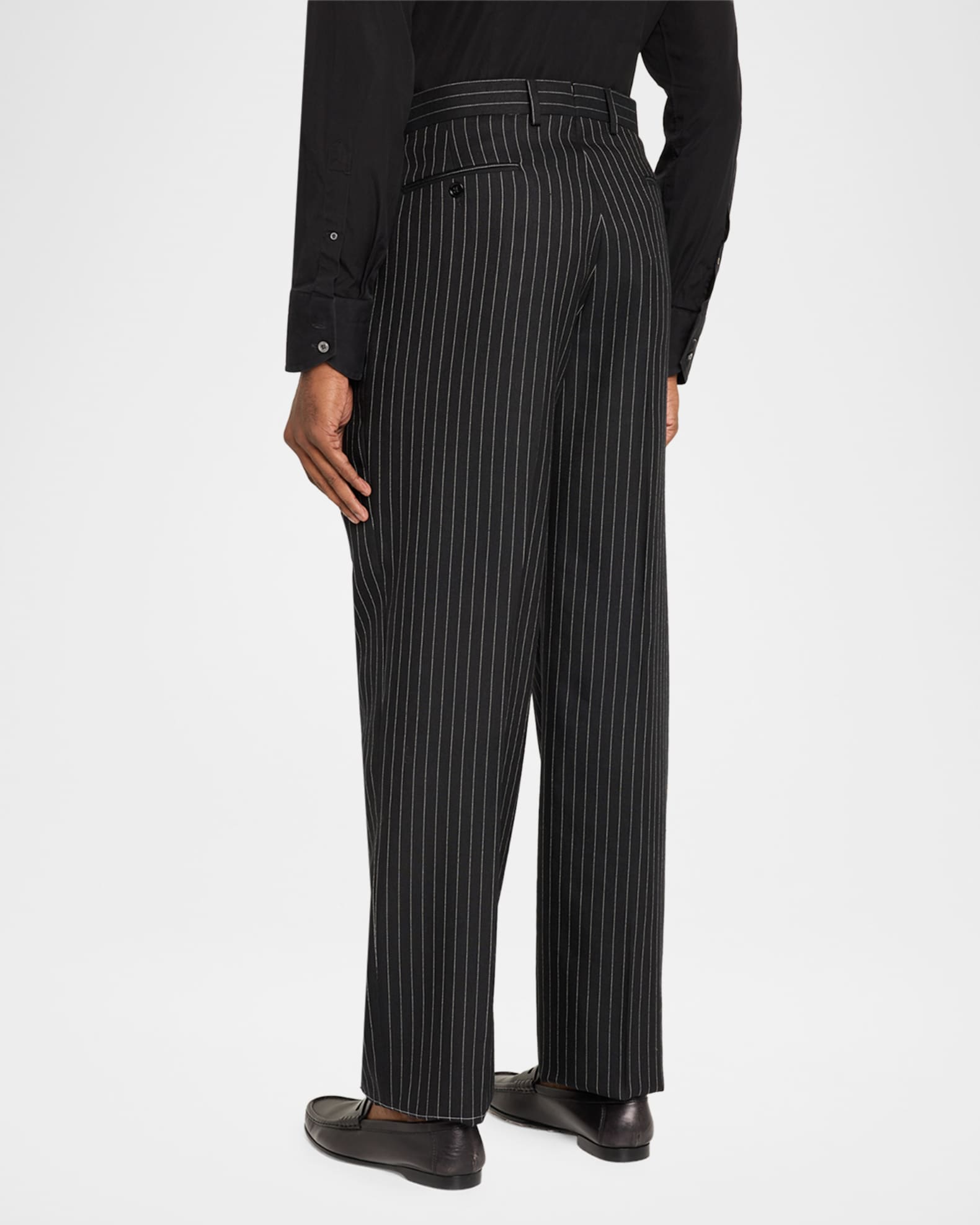 Ralph Lauren Purple Label Glenn Handmade Rope-Stripe Trouser