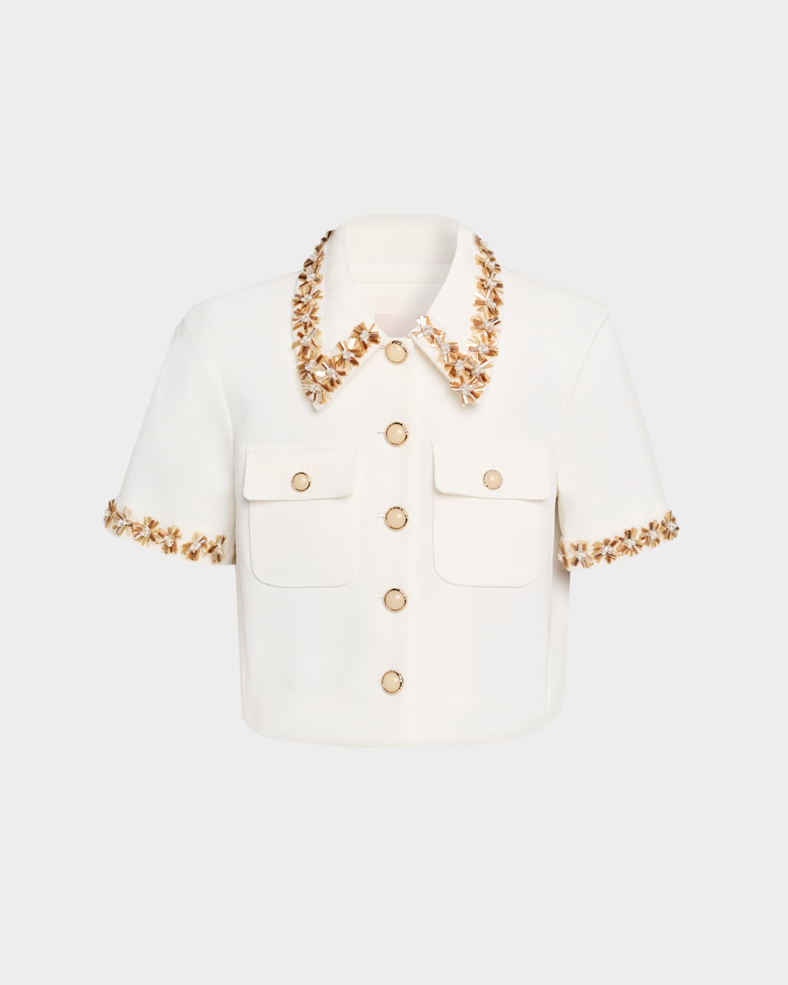 Cinq a Sept Aanya Sunflare Embellished Jacket | Neiman Marcus