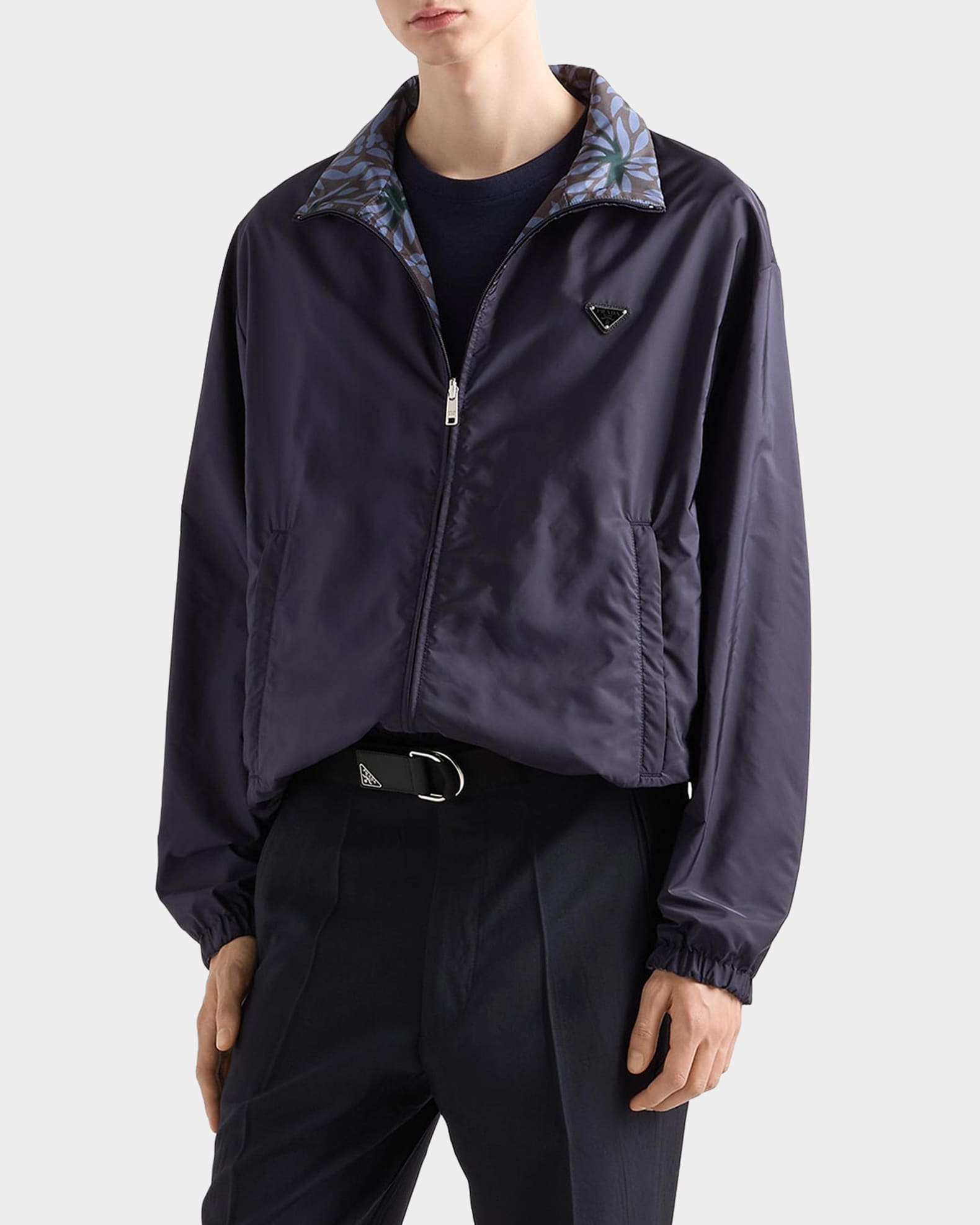 Prada Men's Reversible Re-Nylon Jacket | Neiman Marcus